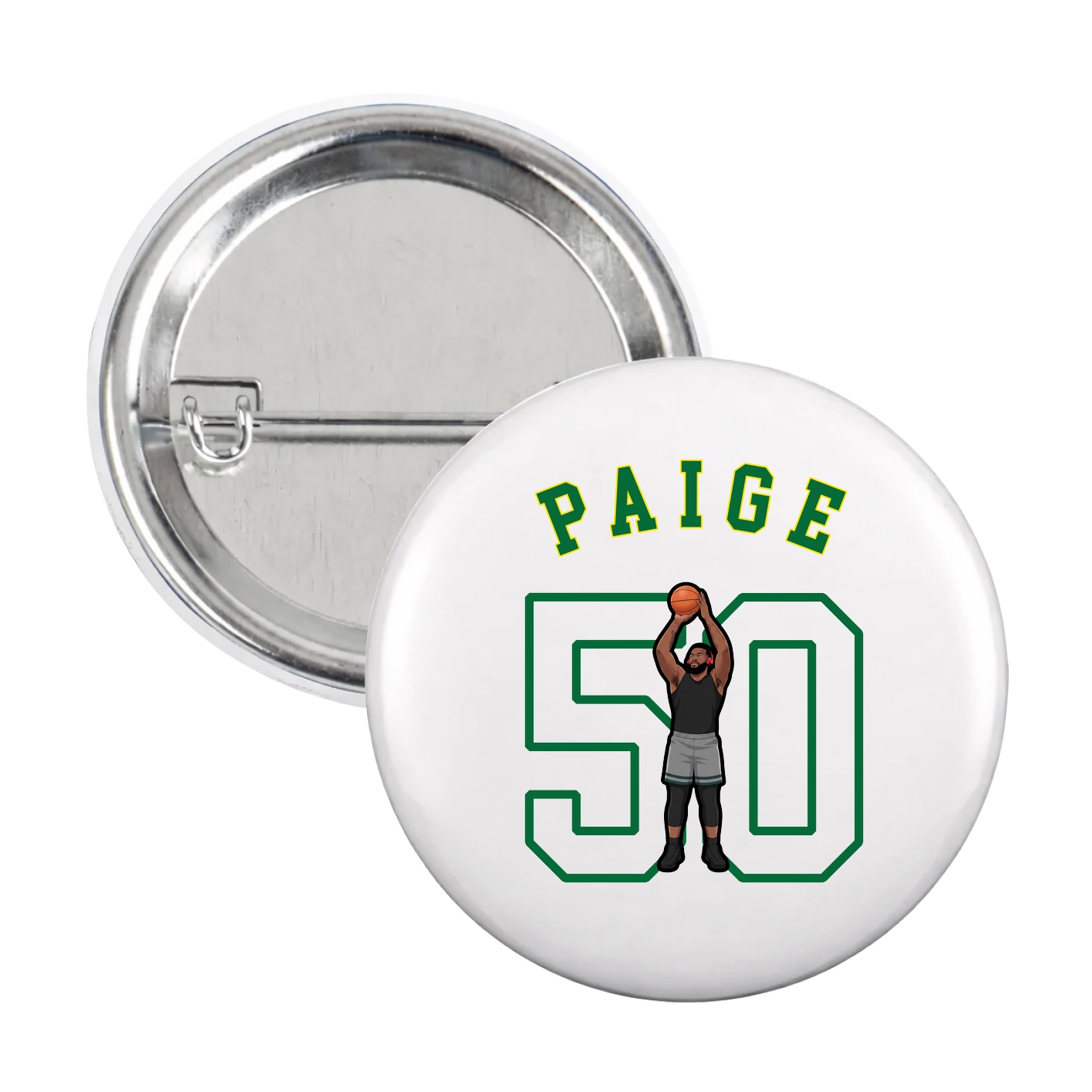 Game Day Button — Shirsey Arch in White