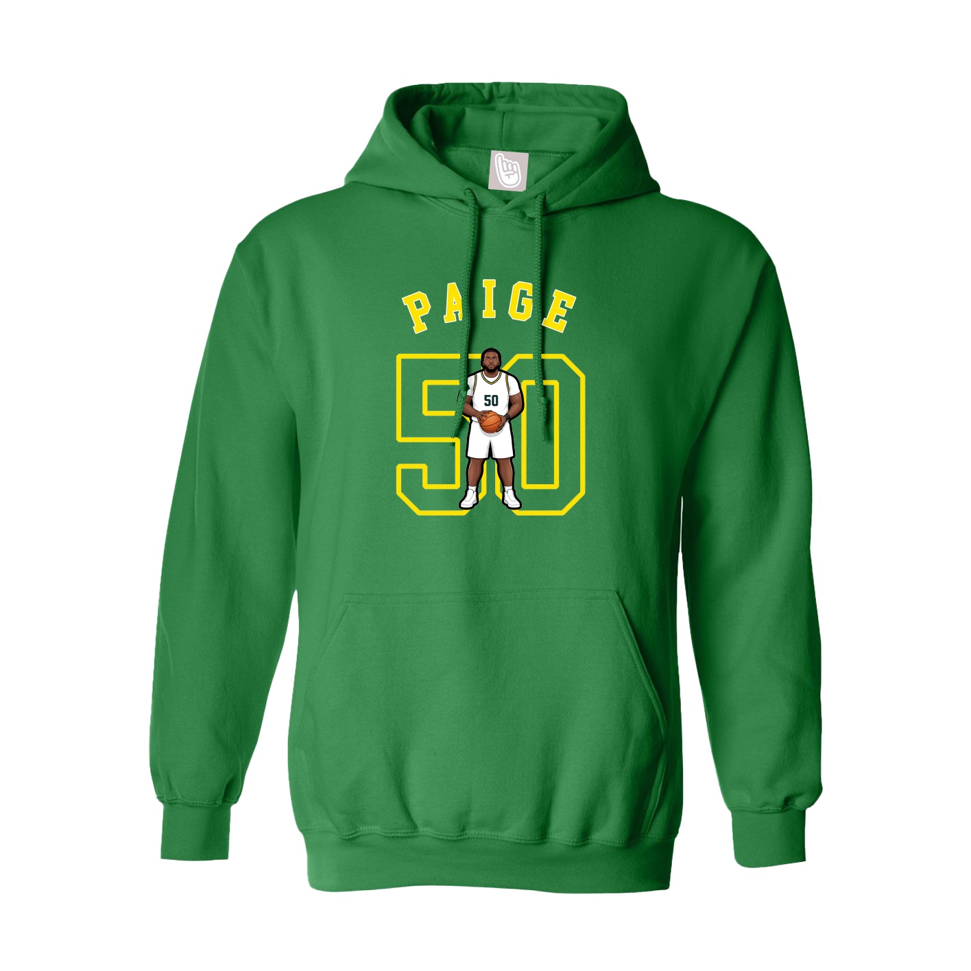 Youth Hoodie — Shirsey Arch in Green