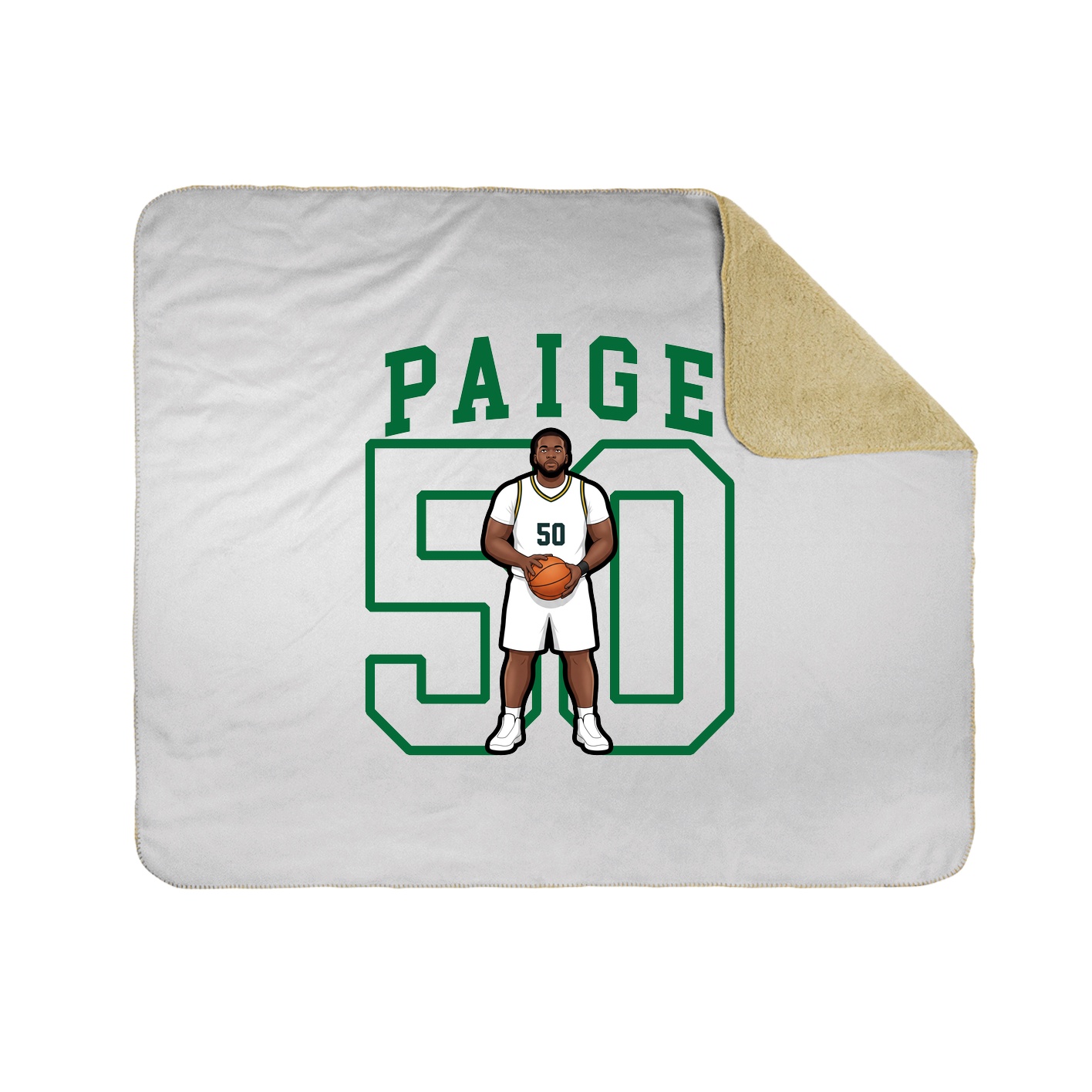 Throw Blanket — Shirsey in White