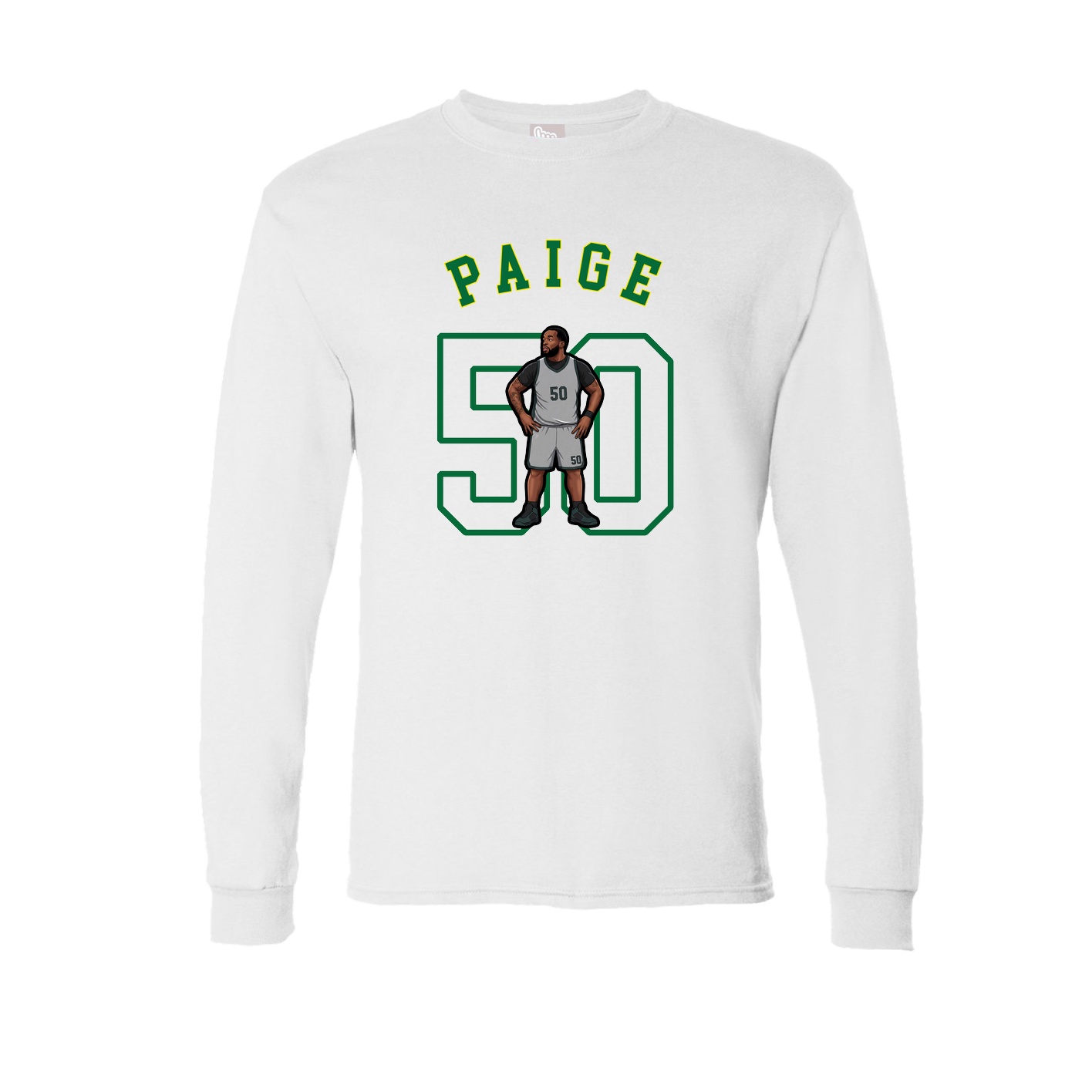 Long Sleeve Tee — Shirsey Arch in White