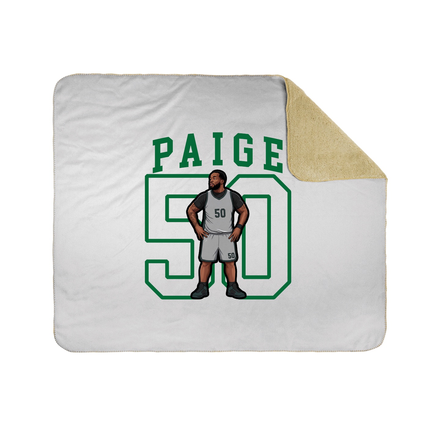Throw Blanket — Shirsey in White