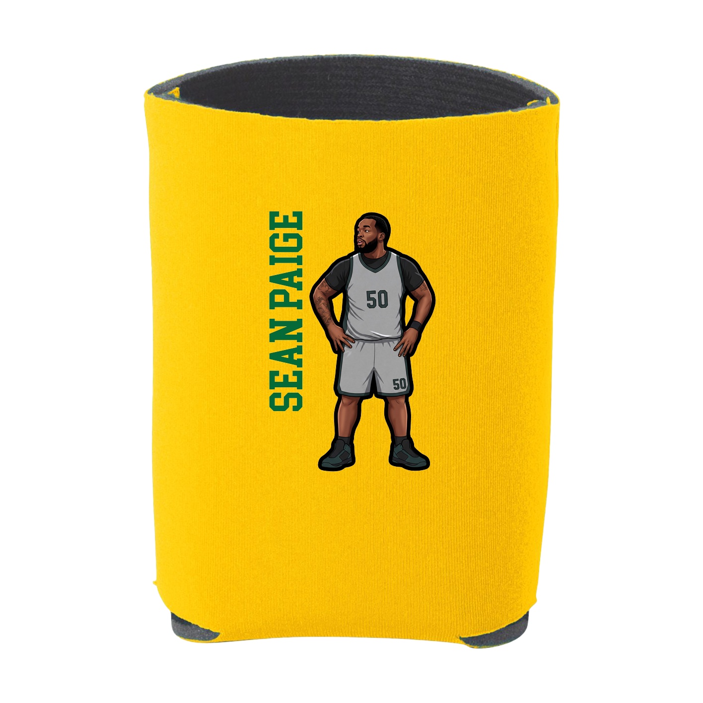 Can Holder — Name Vertical in Yellow