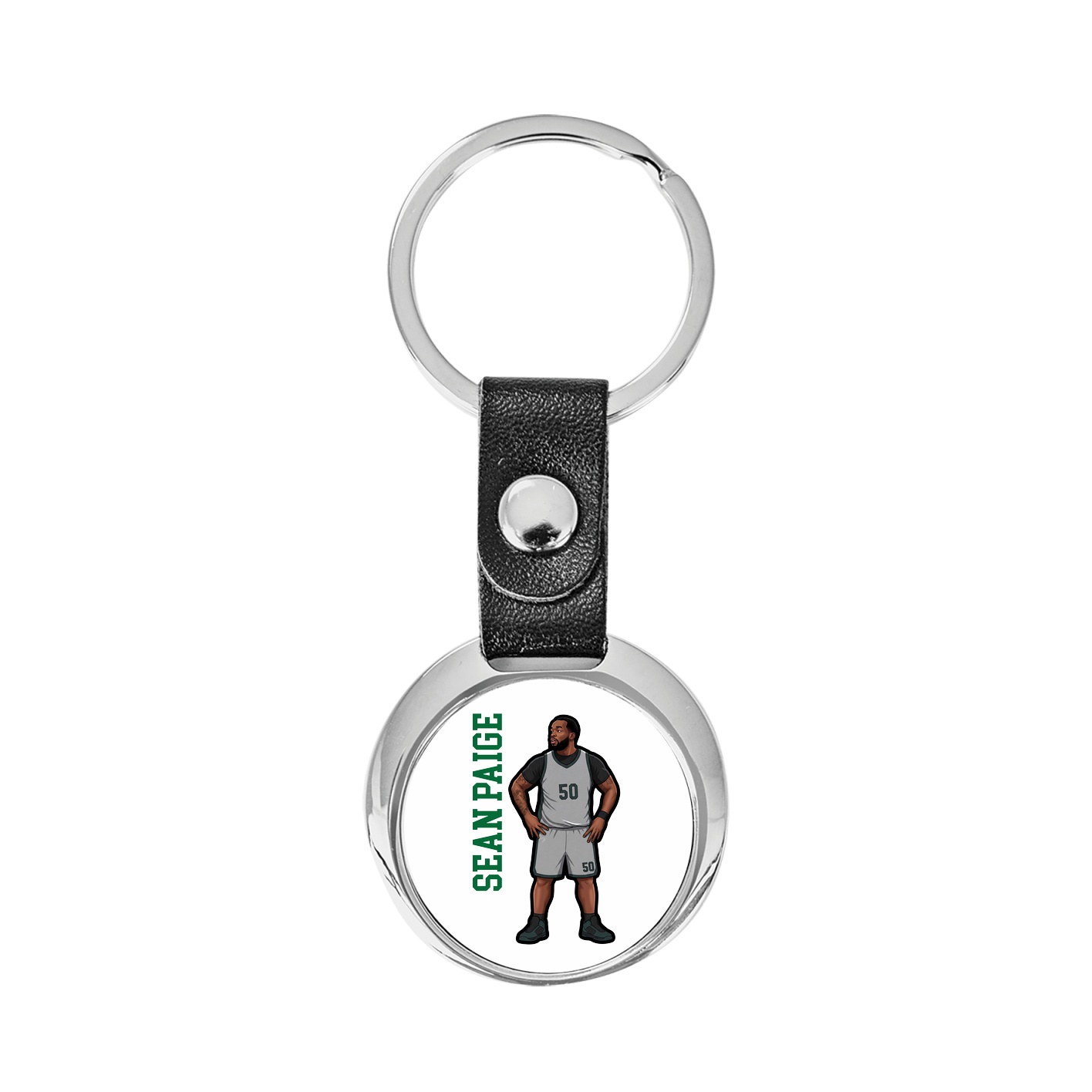 Key Chain — Name Vertical in Classic