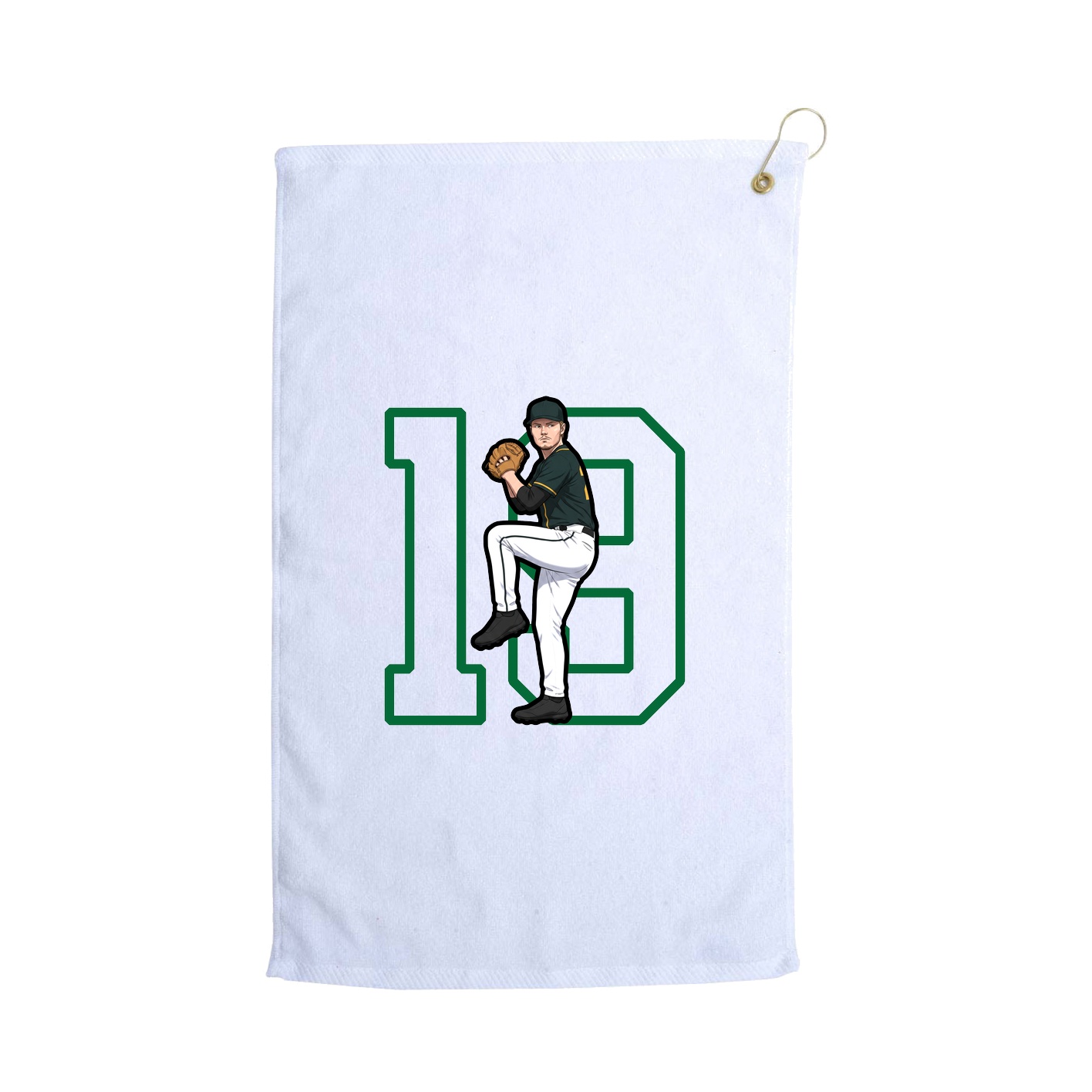 Golf Towel — Shirsey in White