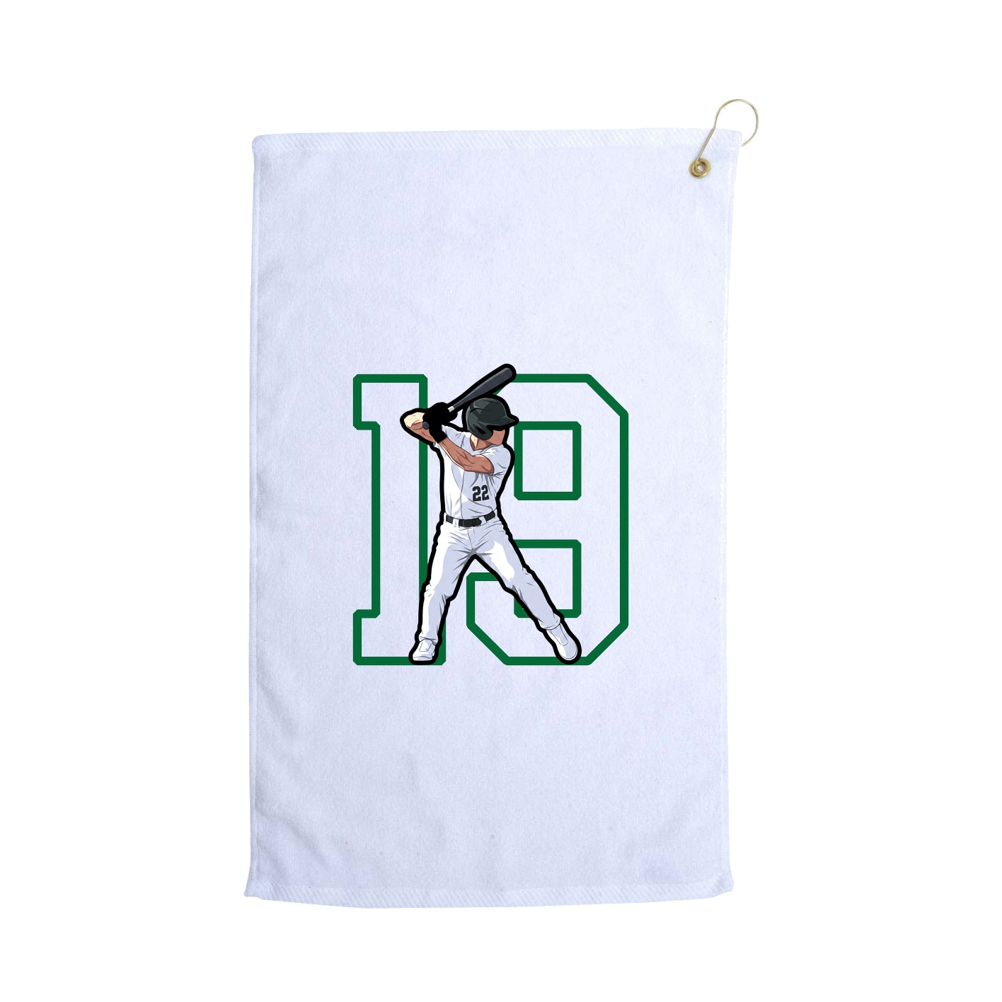 Golf Towel — Shirsey in White