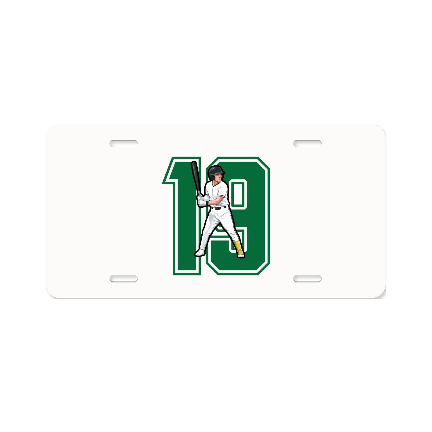 License Plate — Number in Classic