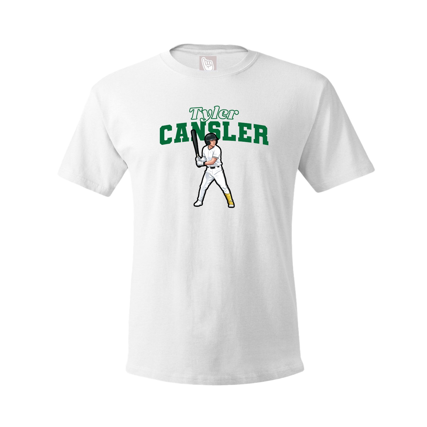 Tee — Name Arch in White