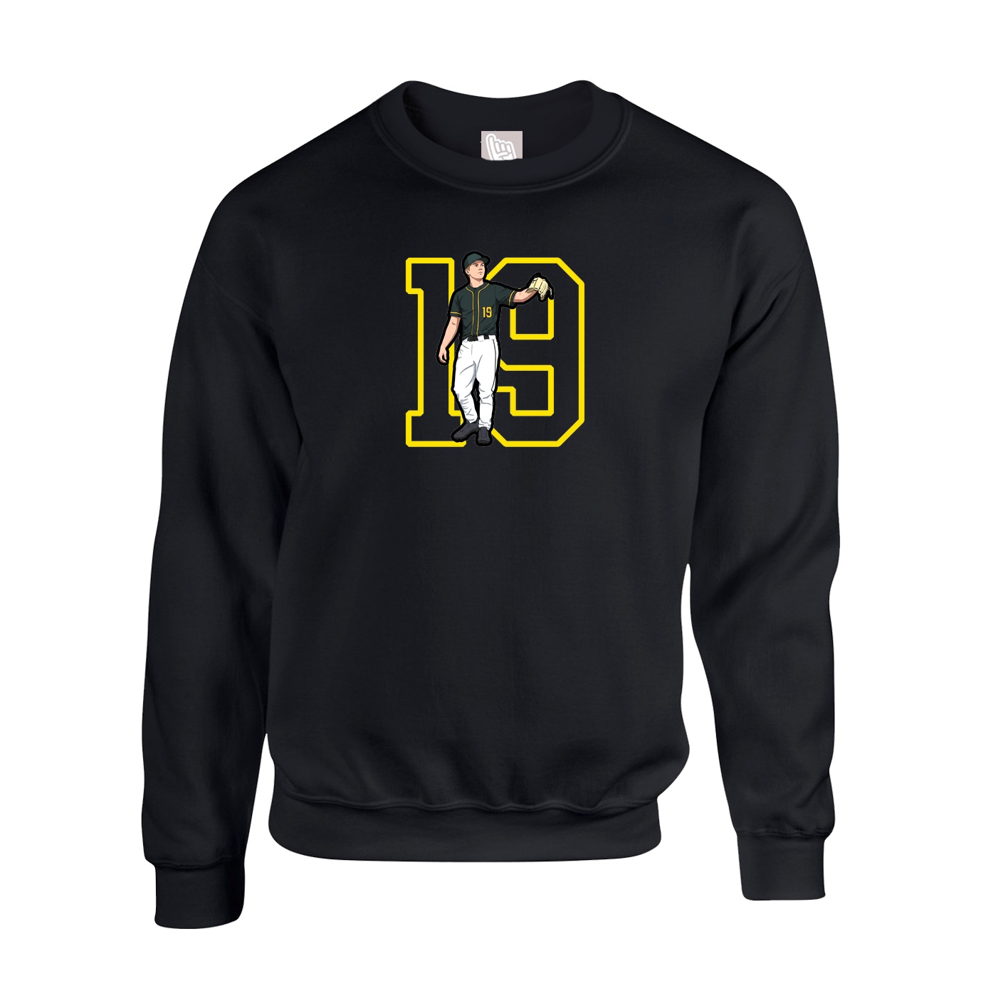 Fleece Crew — Shirsey in Black