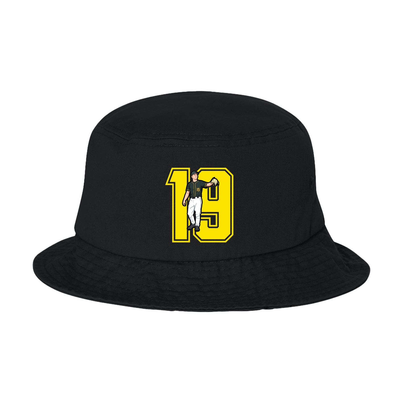 Bucket Cap — Number in Black