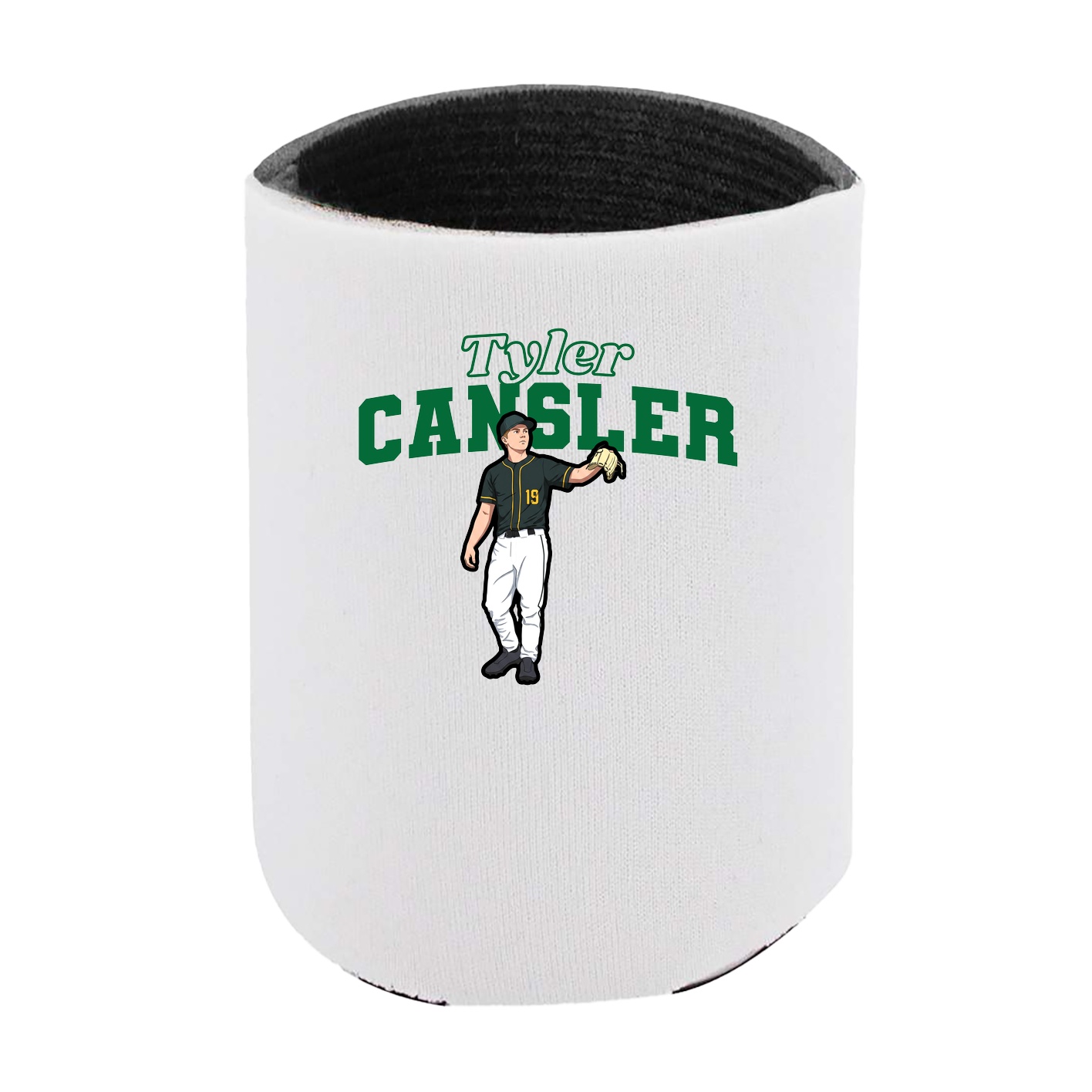 Can Holder — Name Arch in White
