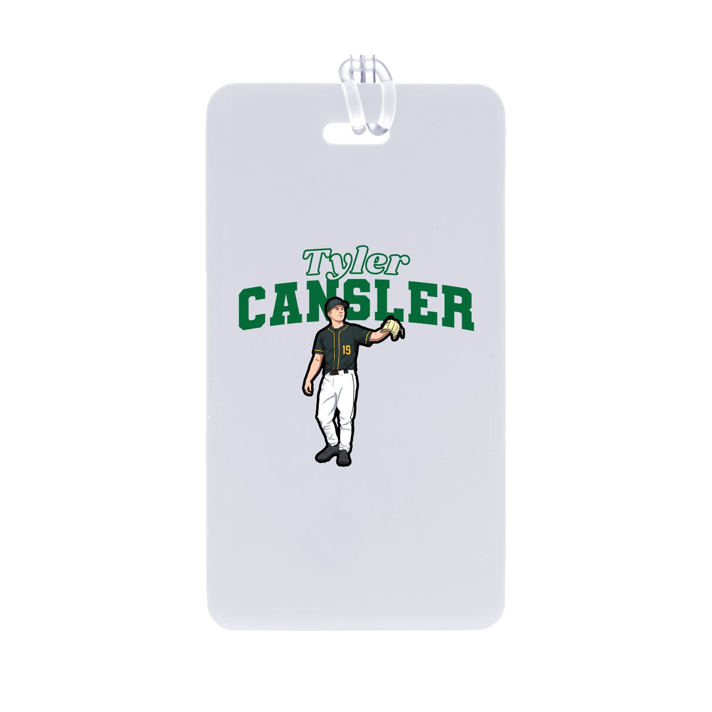 Bag Tag — Name Arch in Classic