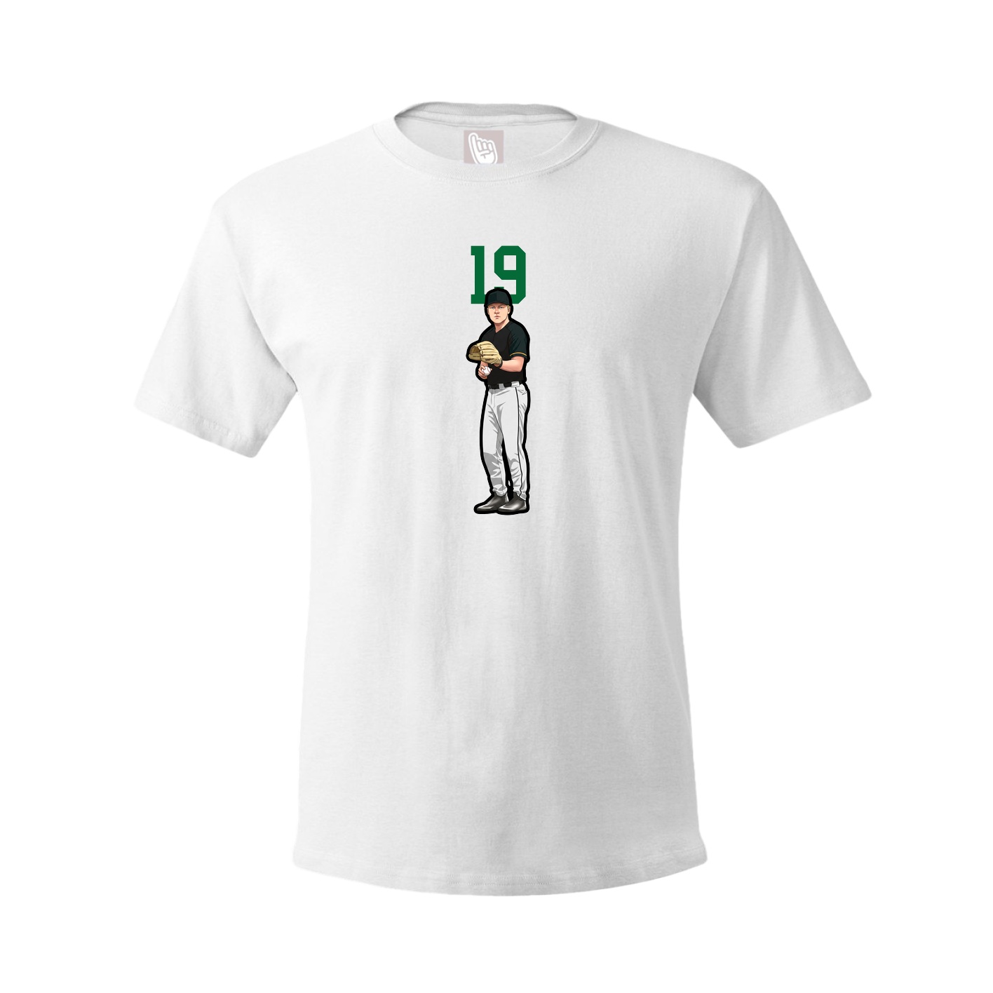 Tee — Number Top in White