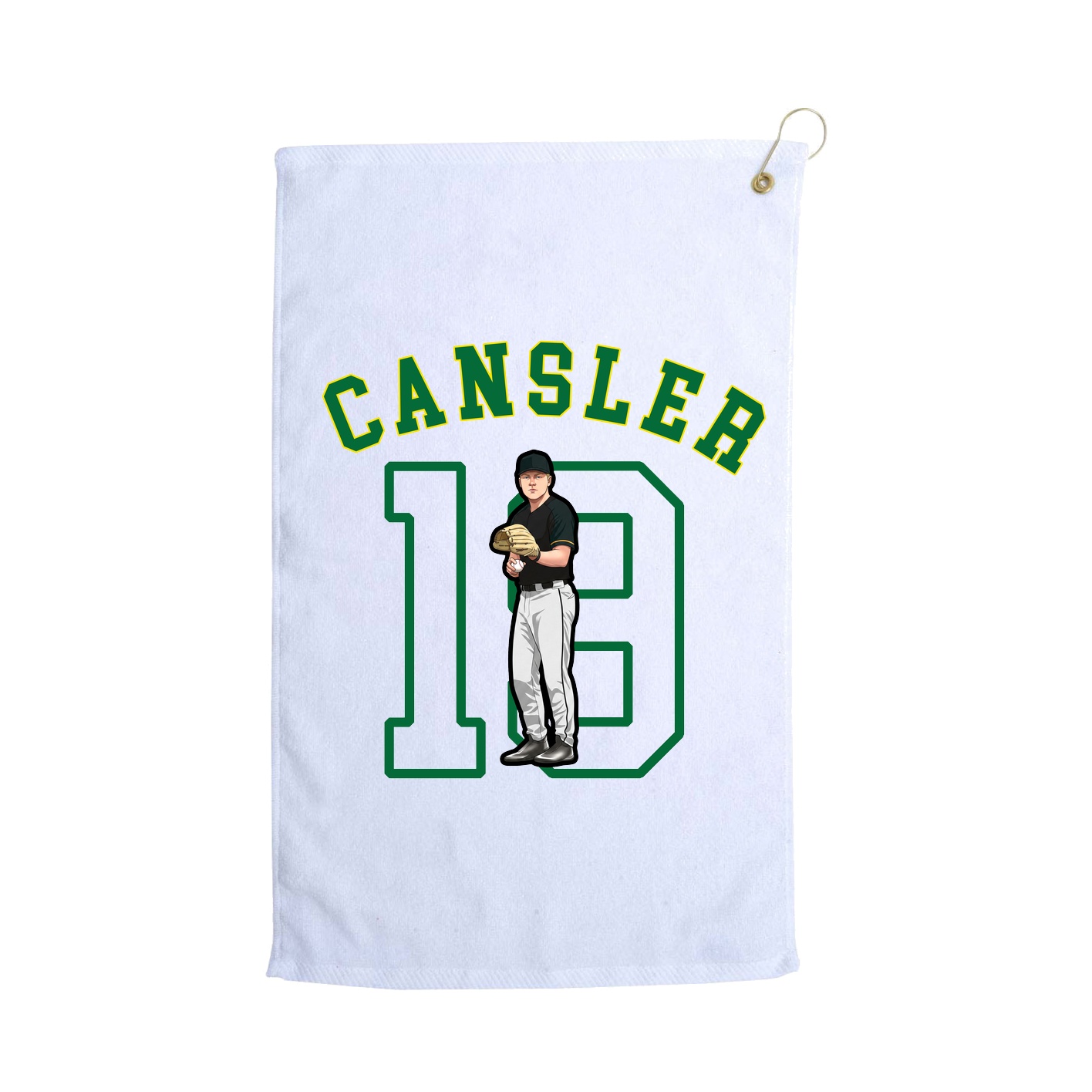Golf Towel — Shirsey Arch in White
