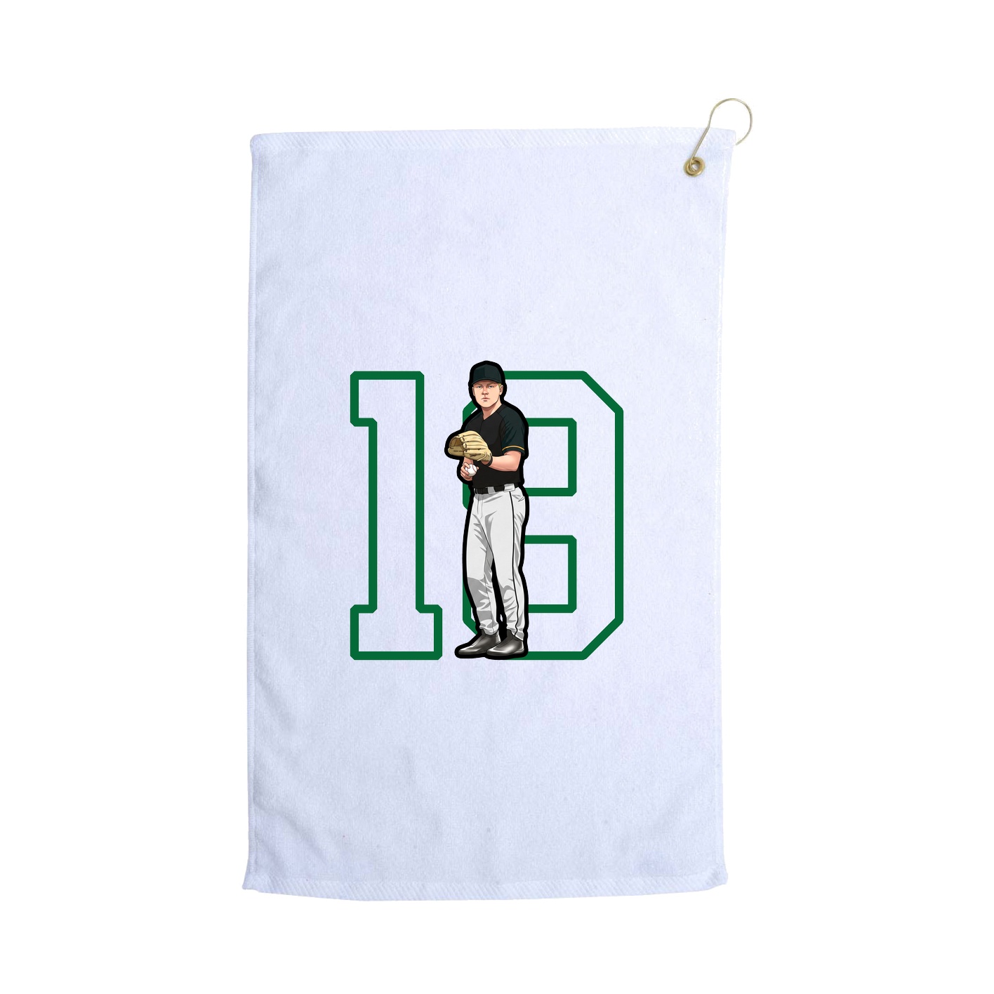 Golf Towel — Shirsey in White