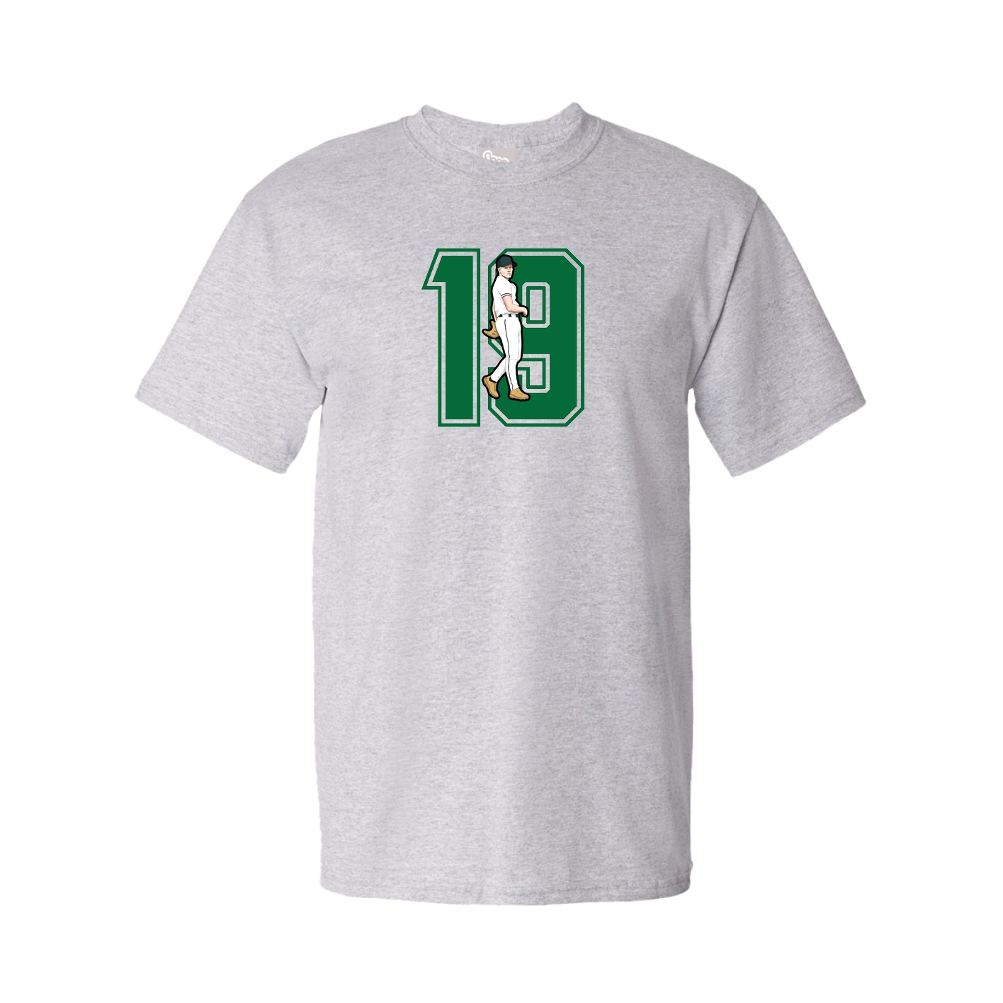 Youth Tee — Number in Grey