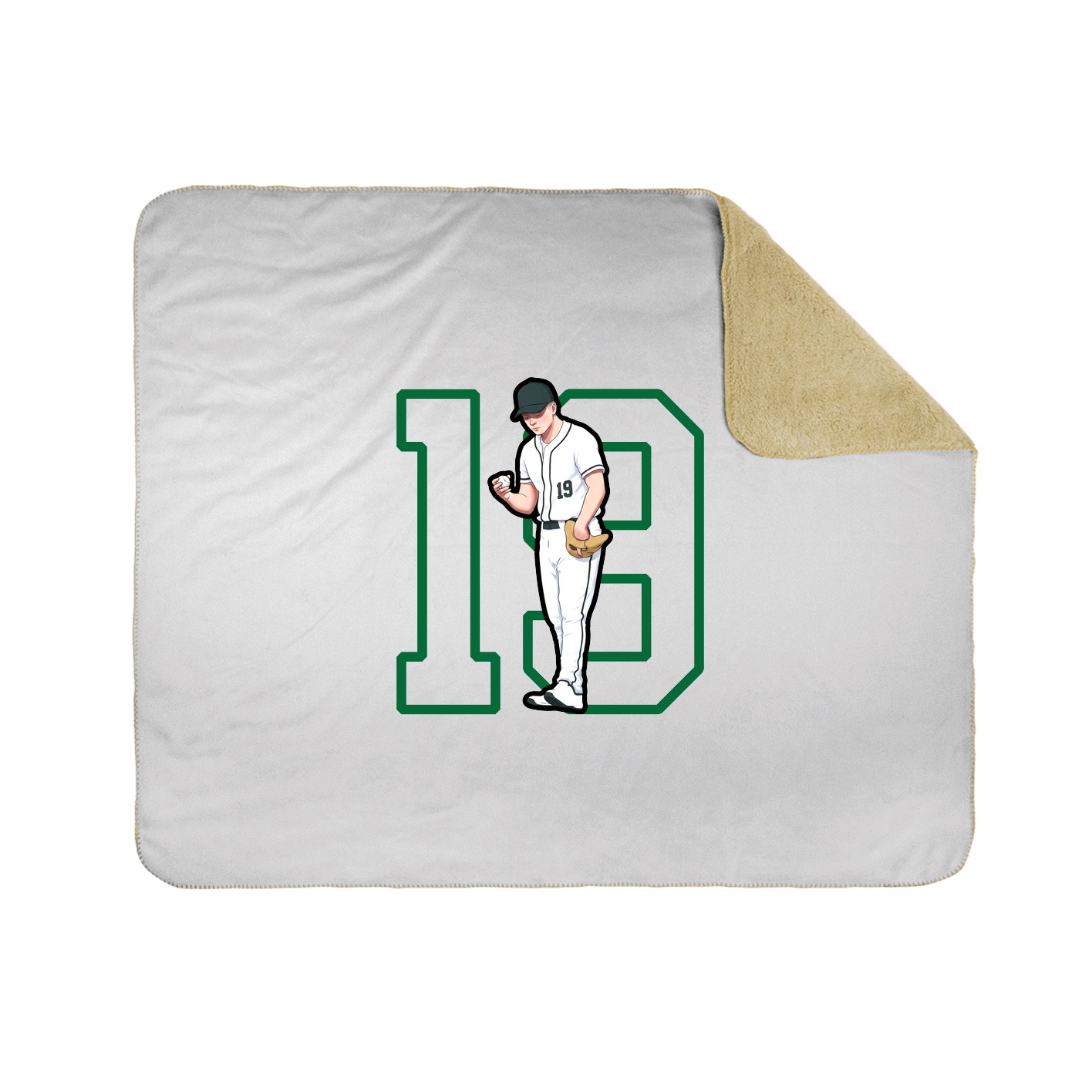 Throw Blanket — Shirsey in White