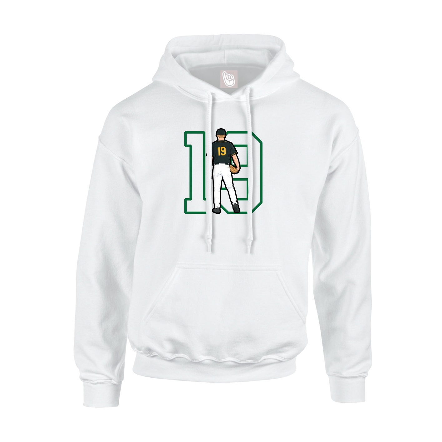 Hoodie — Shirsey in White