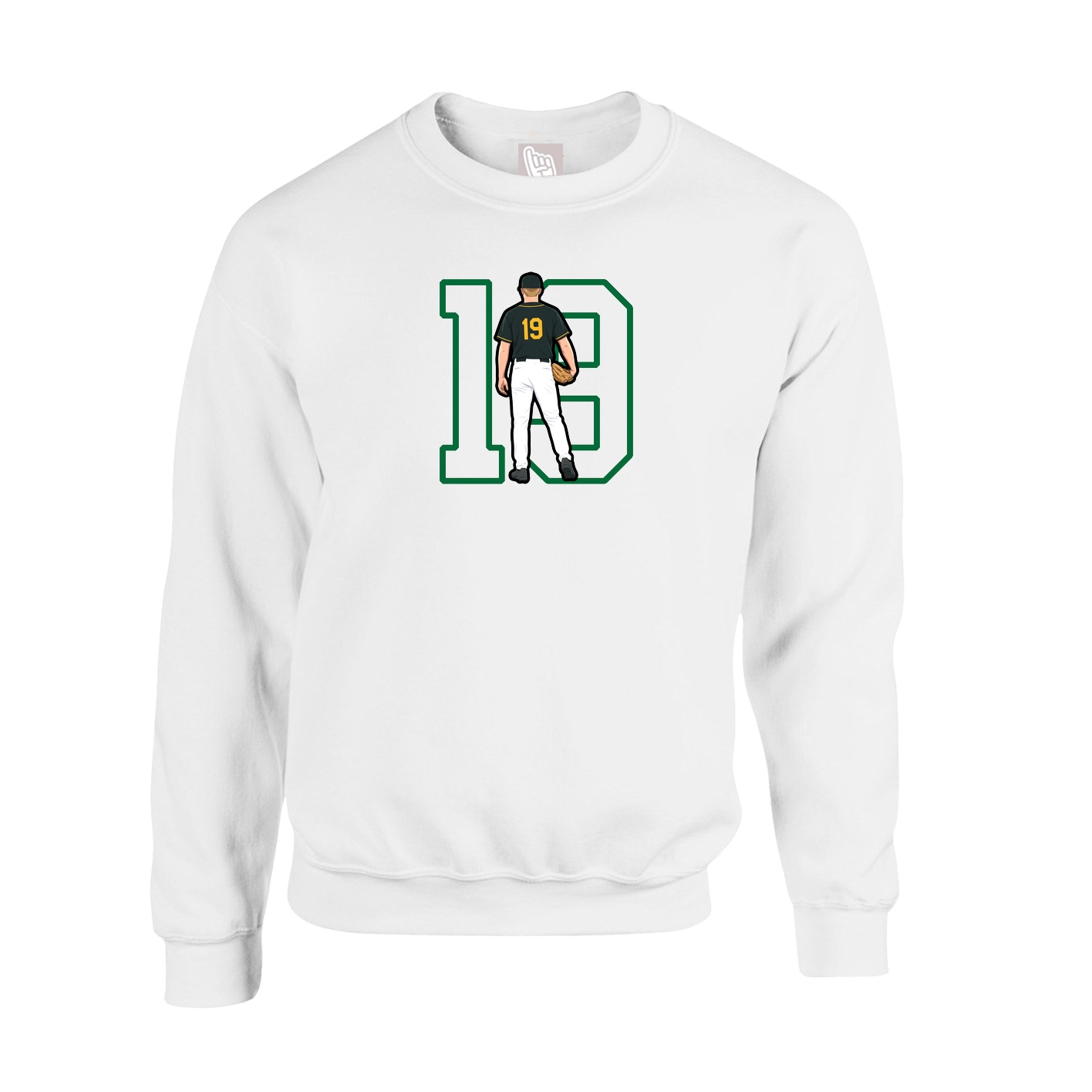 Fleece Crew — Shirsey in White