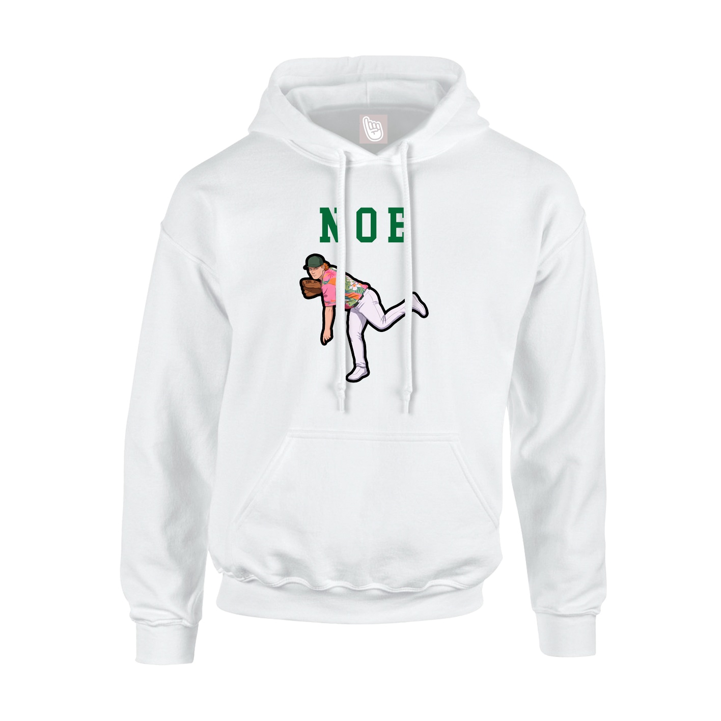 Hoodie — Shirsey in White