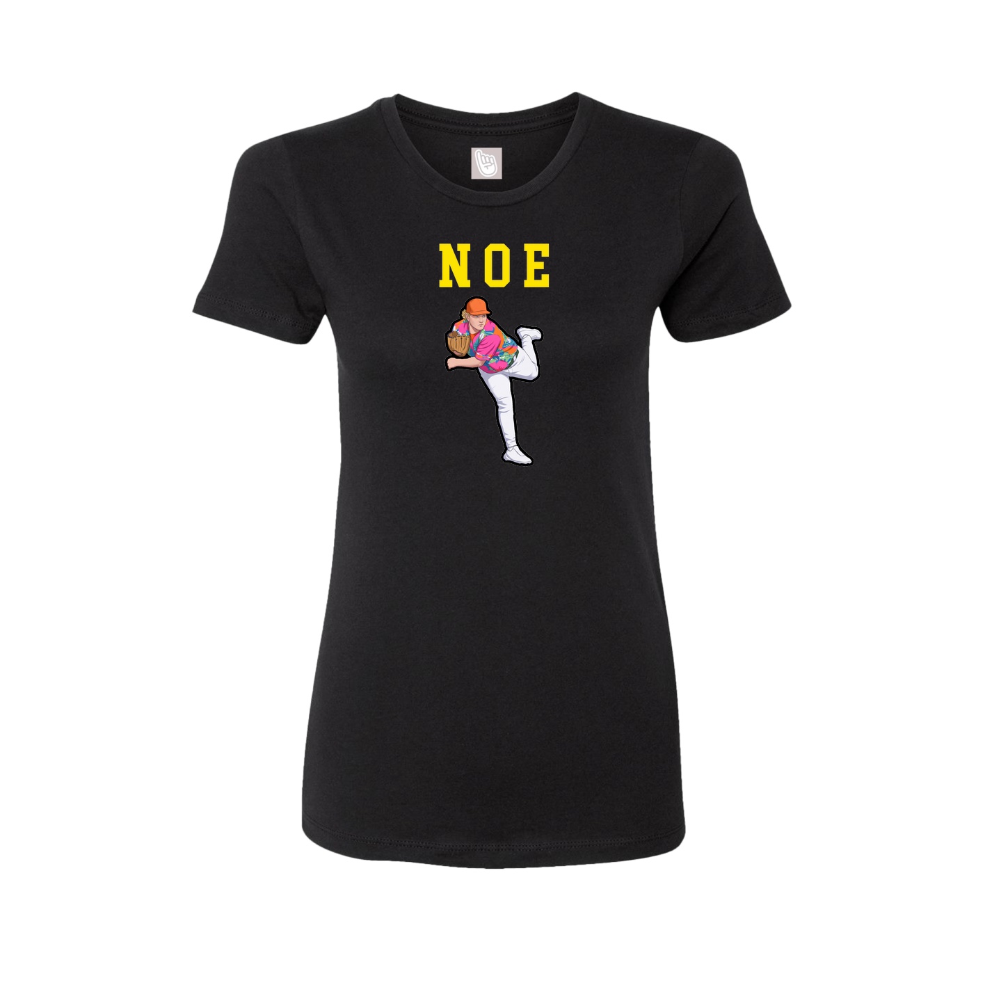 Fitted Women's Tee — Shirsey in Black