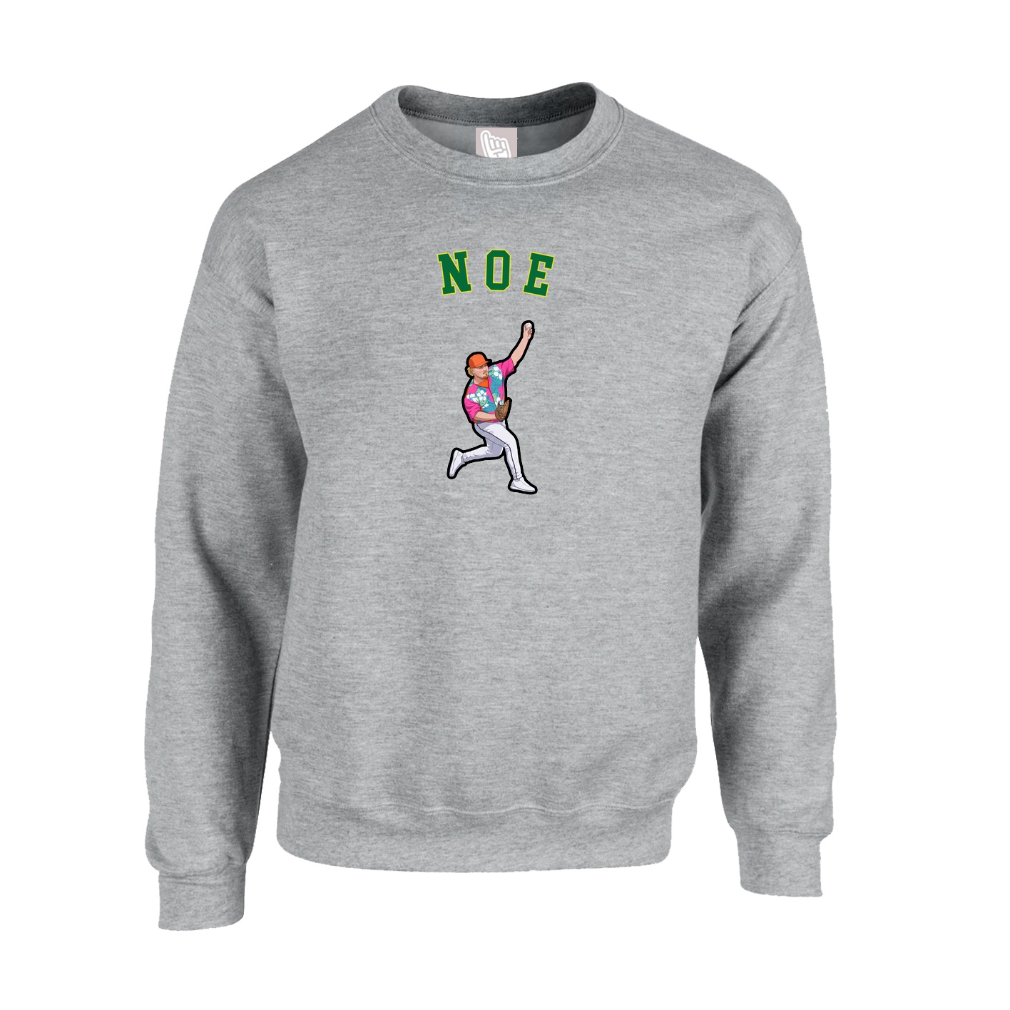 Fleece Crew — Shirsey Arch in Grey
