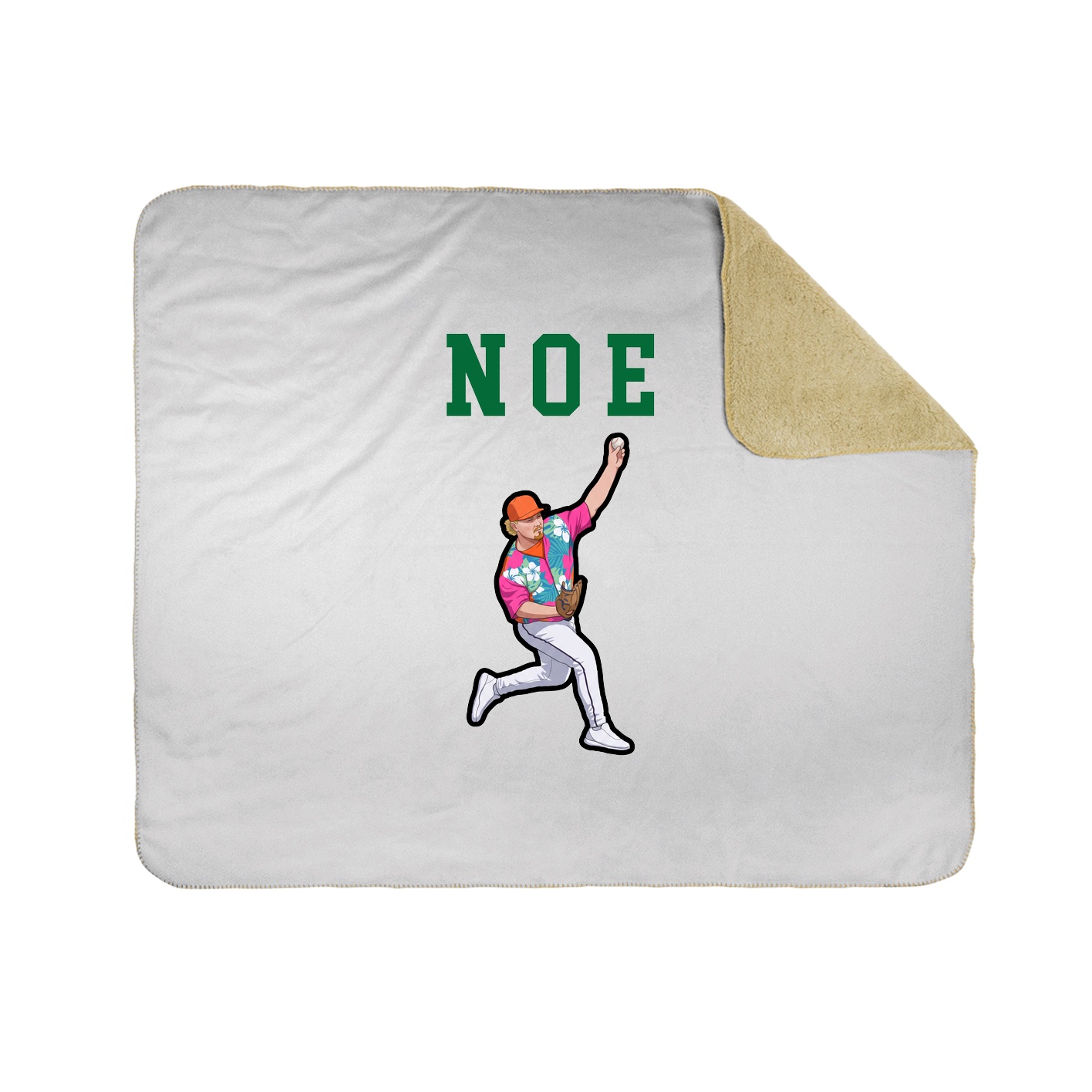 Throw Blanket — Shirsey in White