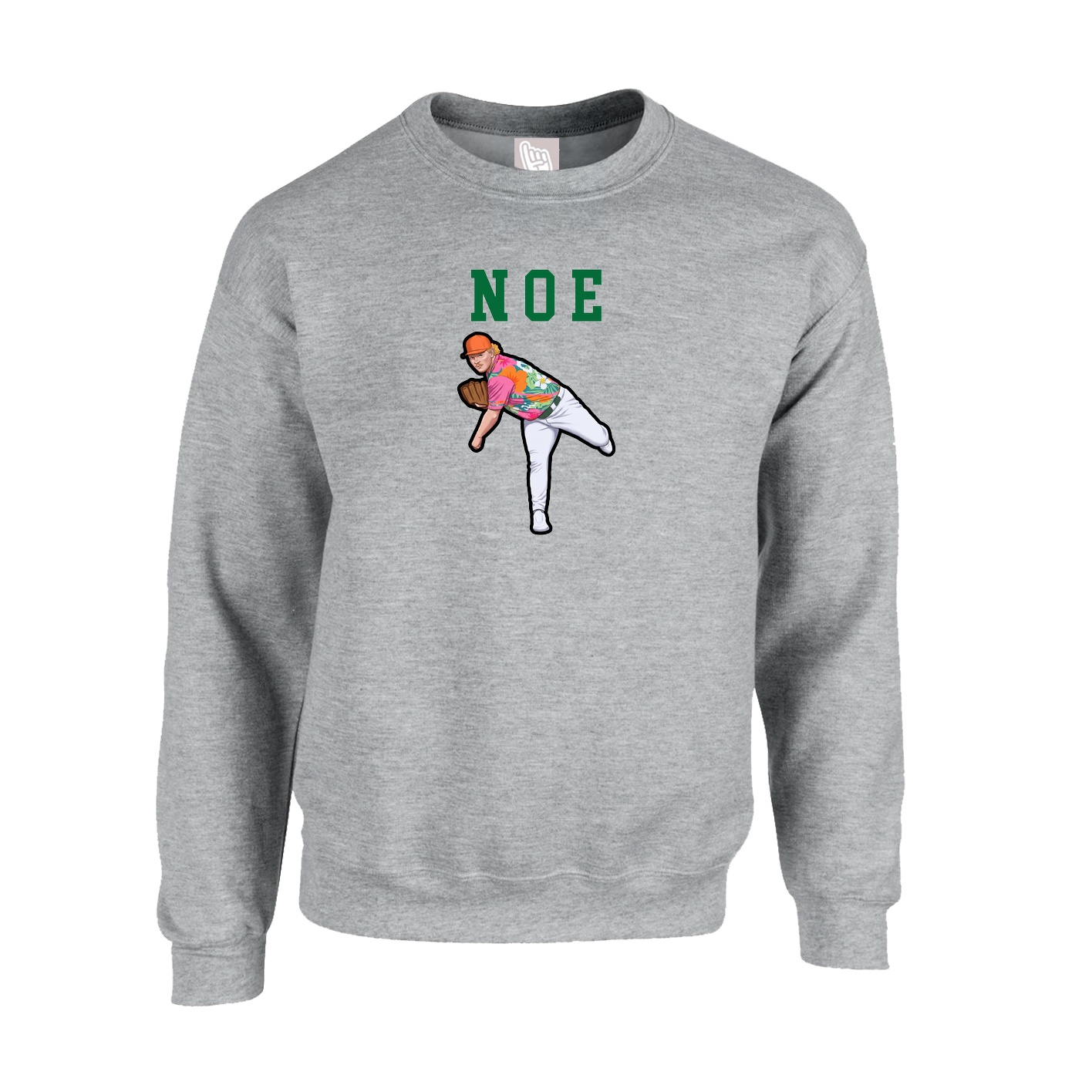 Fleece Crew — Shirsey in Grey