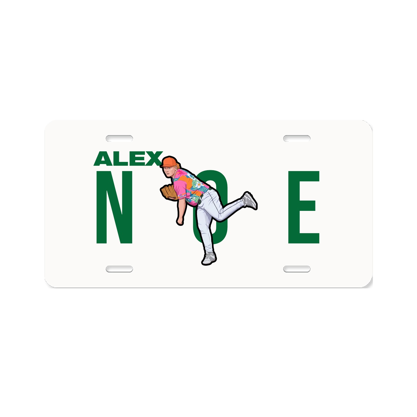License Plate — Player Name in Classic