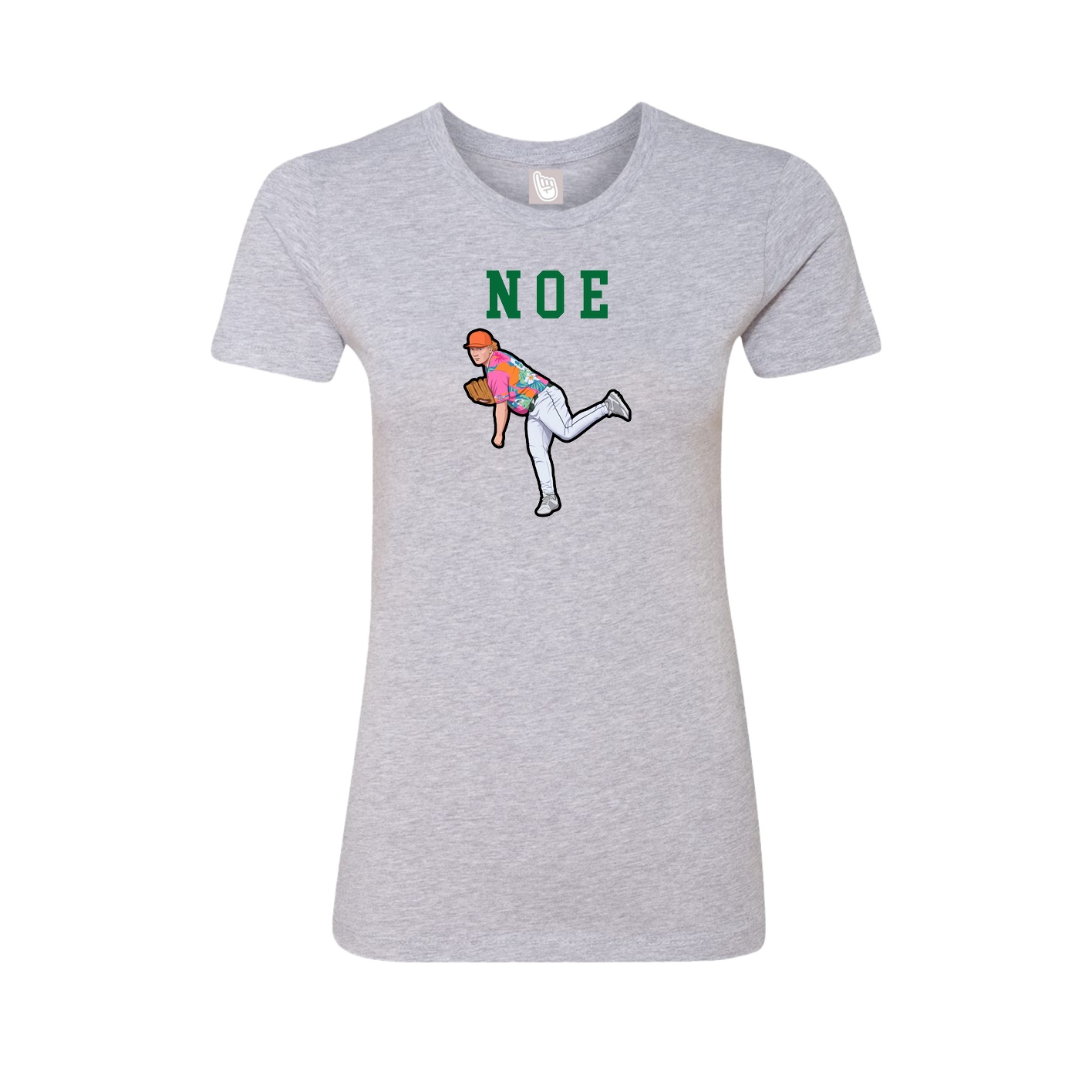 Fitted Women's Tee — Shirsey in Grey