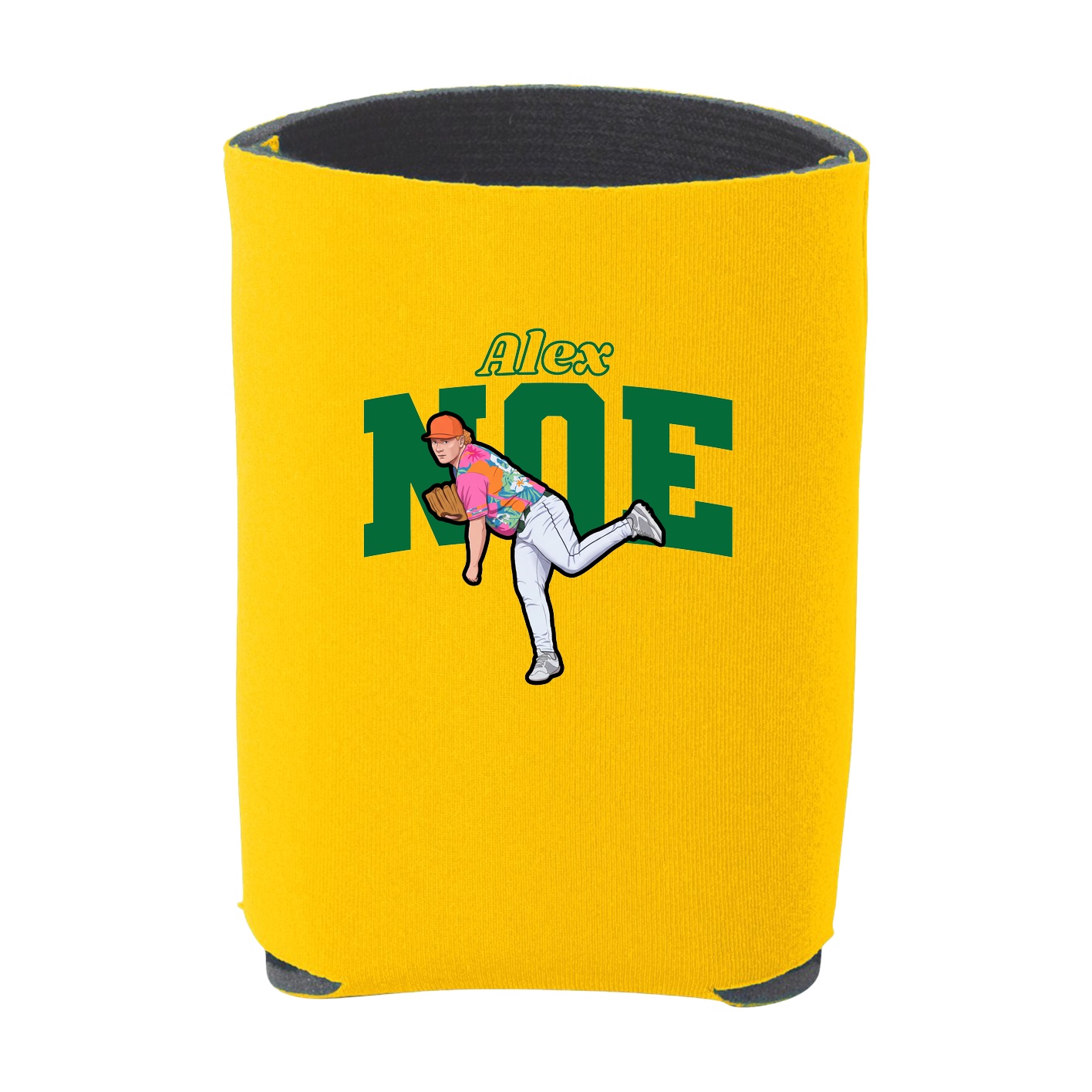 Can Holder — Name Arch in Yellow