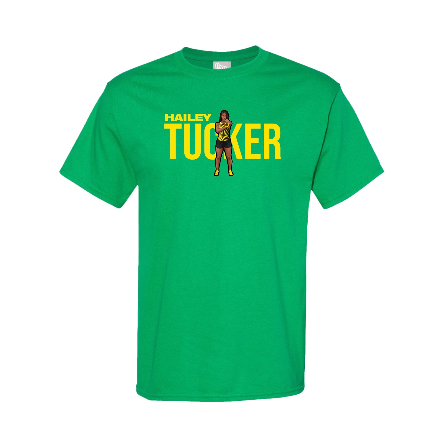 Youth Tee — Player Name in Green
