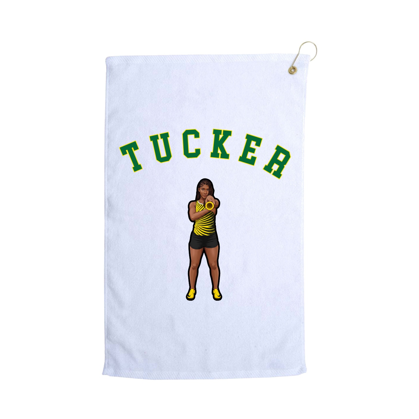Golf Towel — Shirsey Arch in White