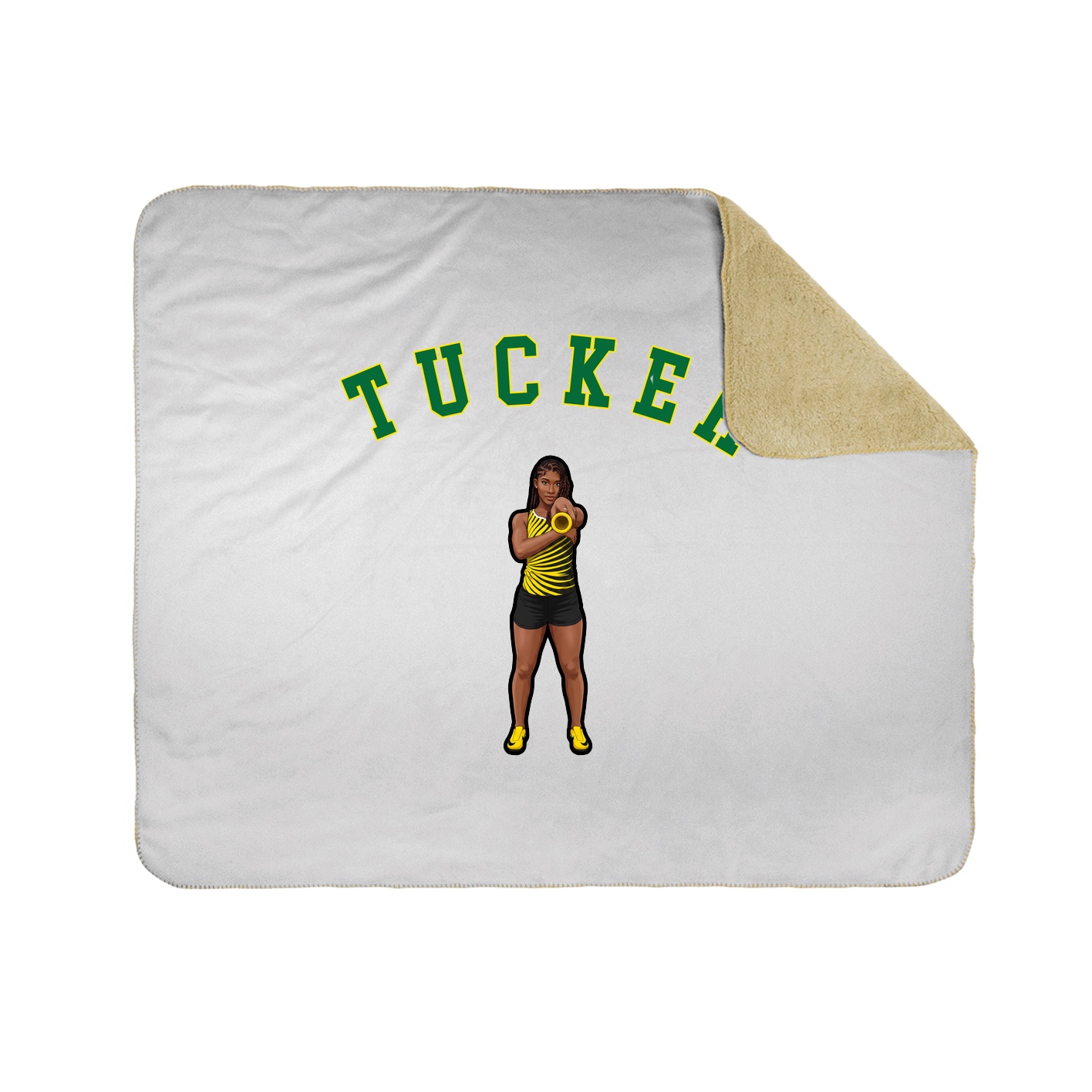 Throw Blanket — Shirsey Arch in White