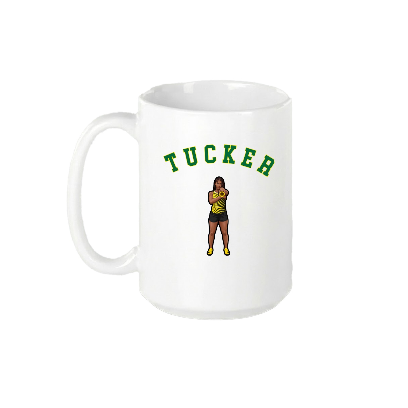 15oz Coffee Mug — Shirsey Arch in White