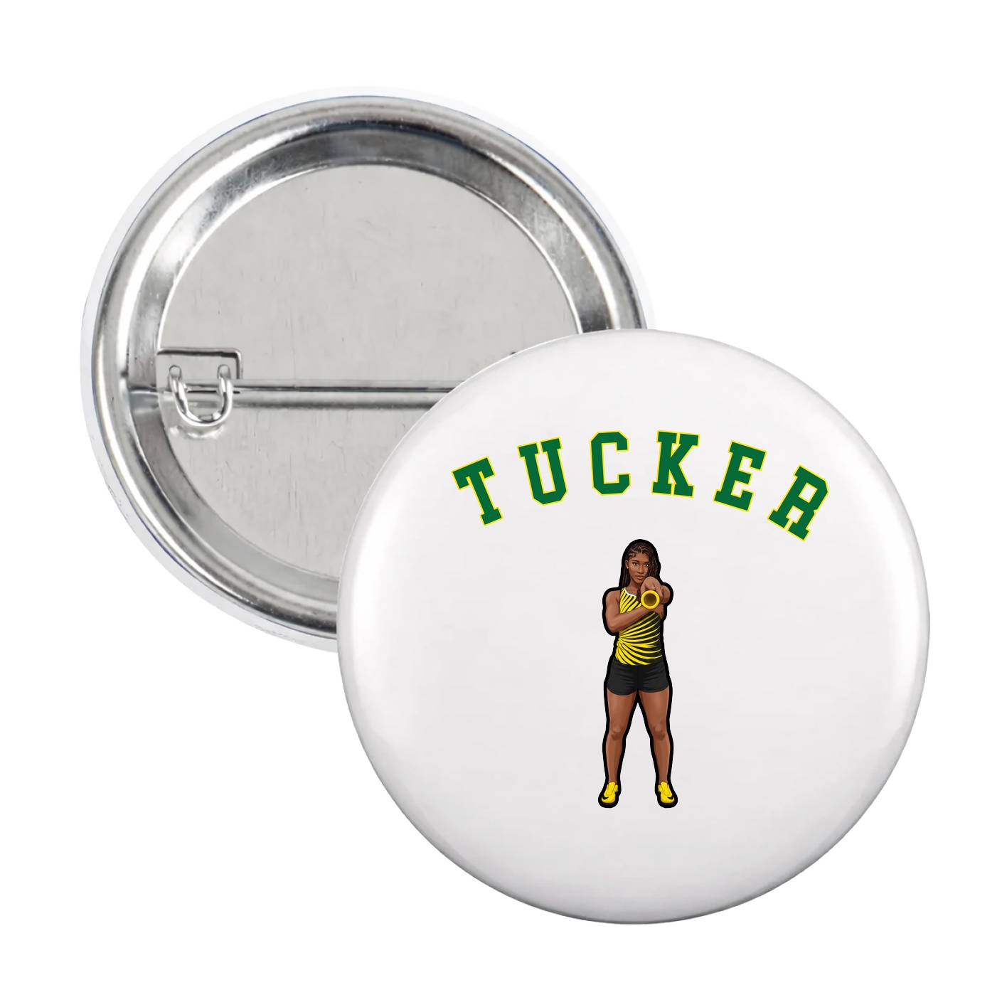 Game Day Button — Shirsey Arch in White