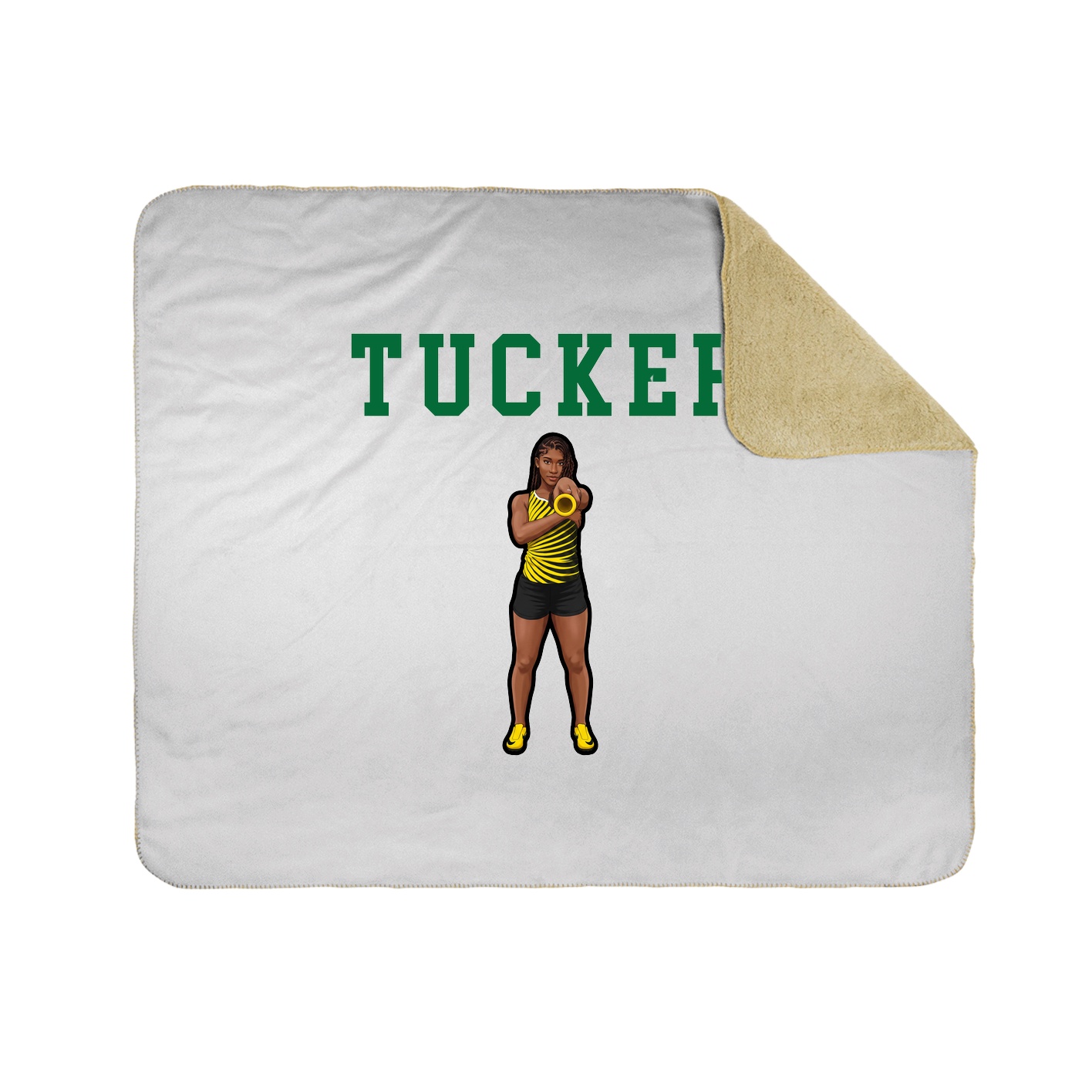 Throw Blanket — Shirsey in White