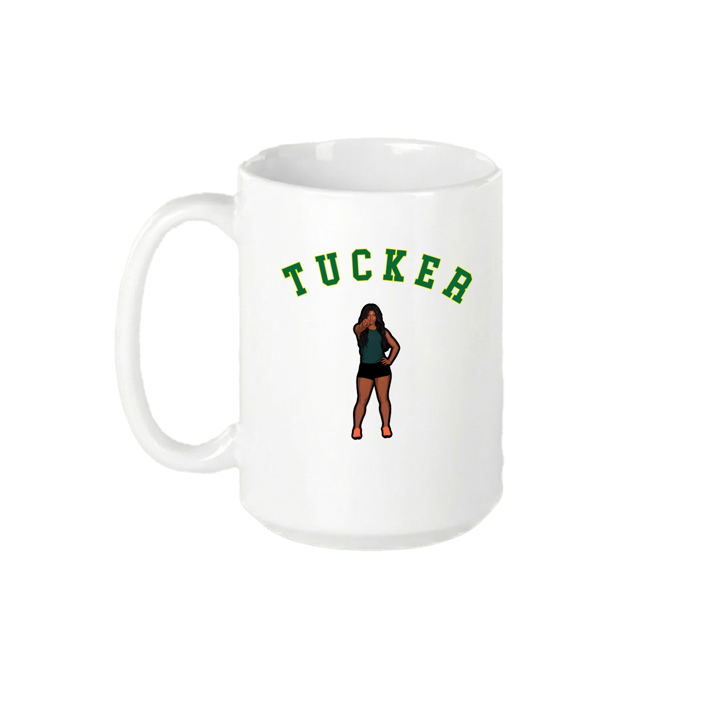 15oz Coffee Mug — Shirsey Arch in White
