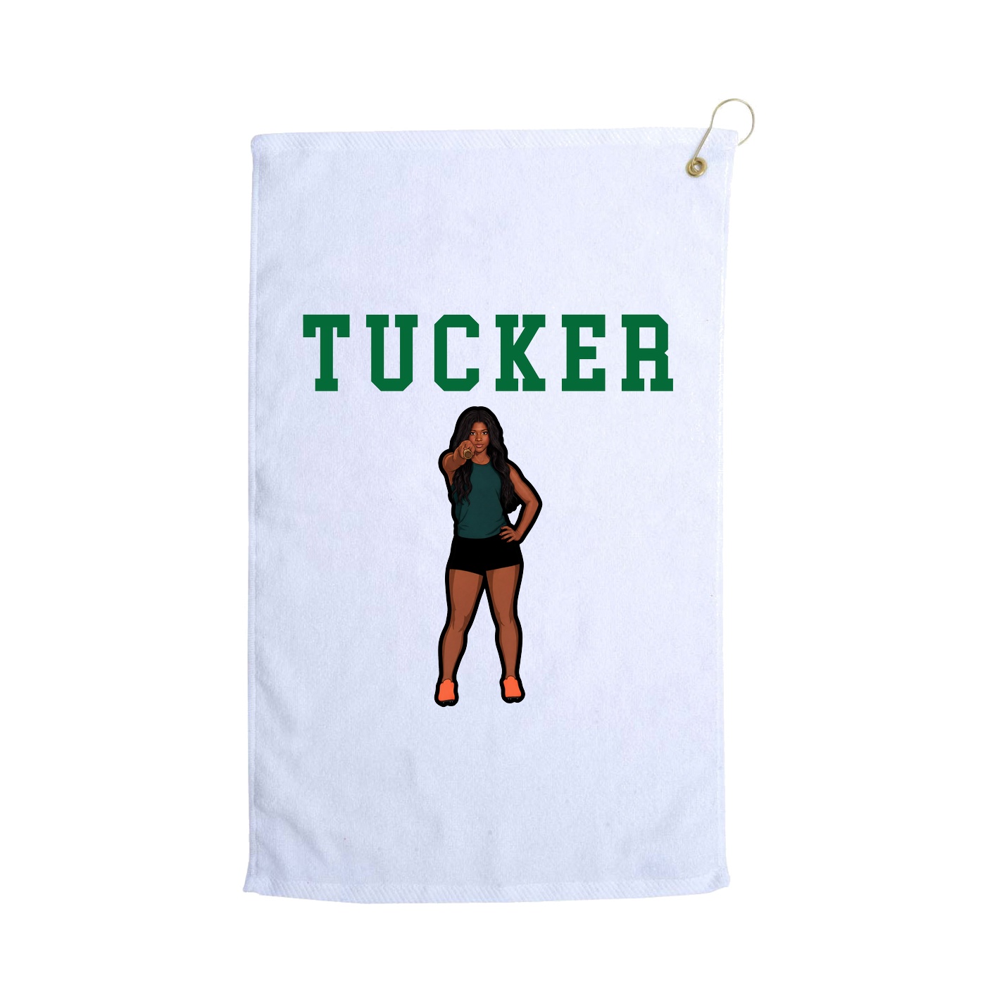 Golf Towel — Shirsey in White