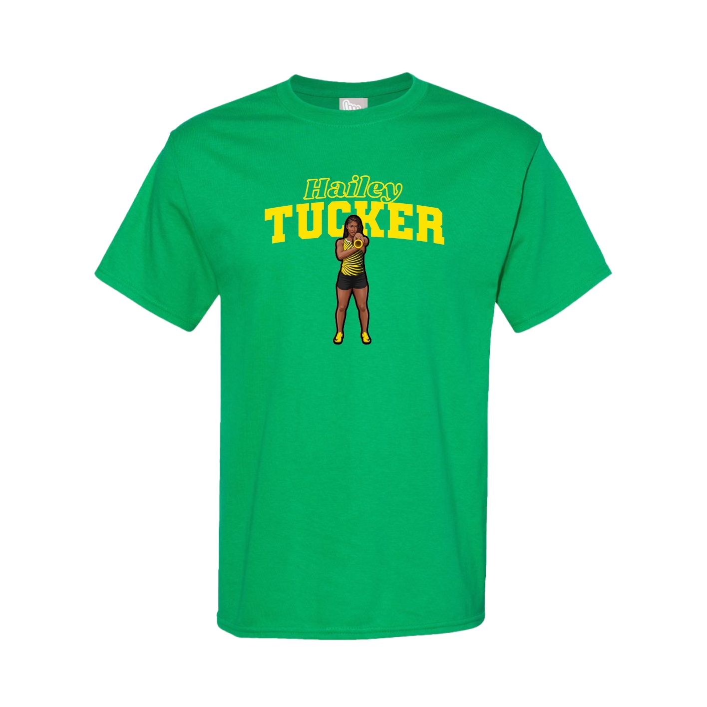 Tee — Name Arch in Green