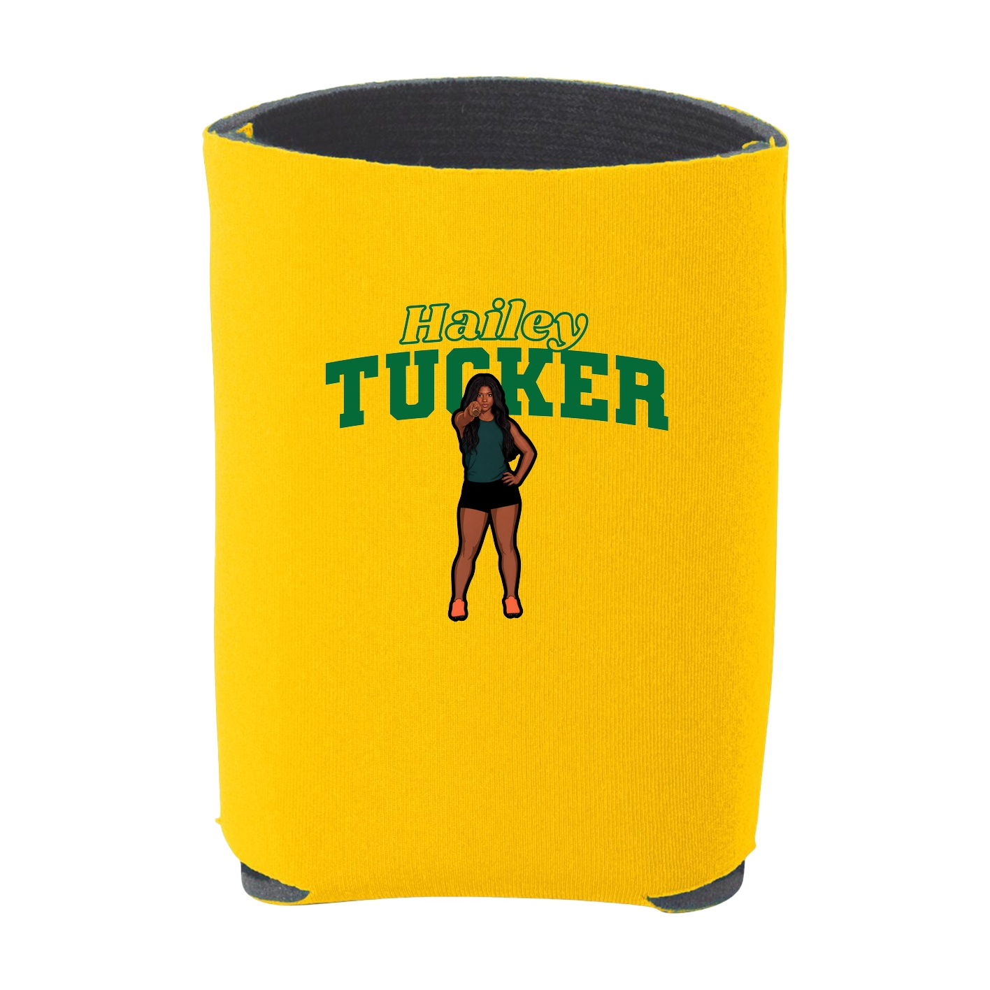Can Holder — Name Arch in Yellow