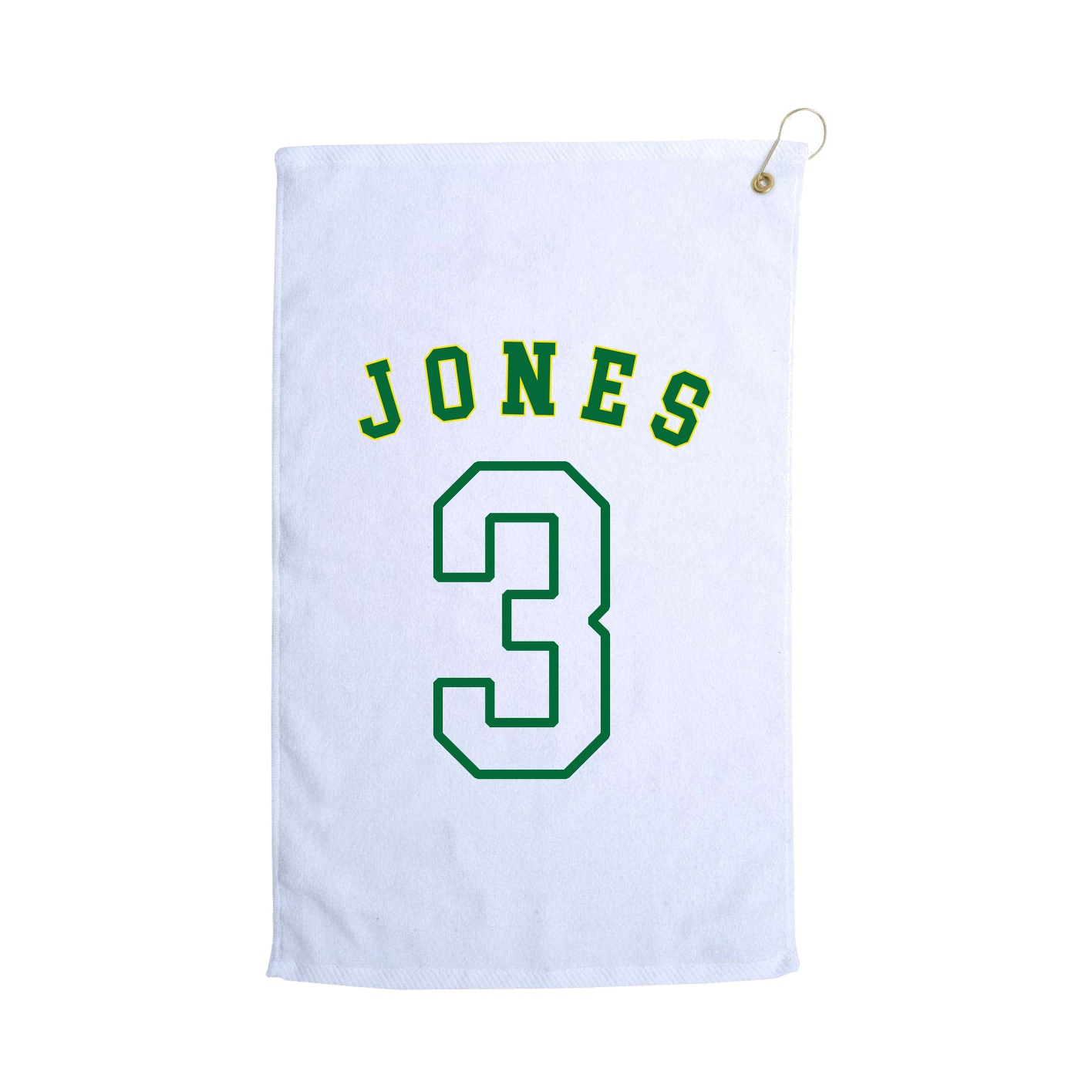 Golf Towel — Shirsey Arch in White