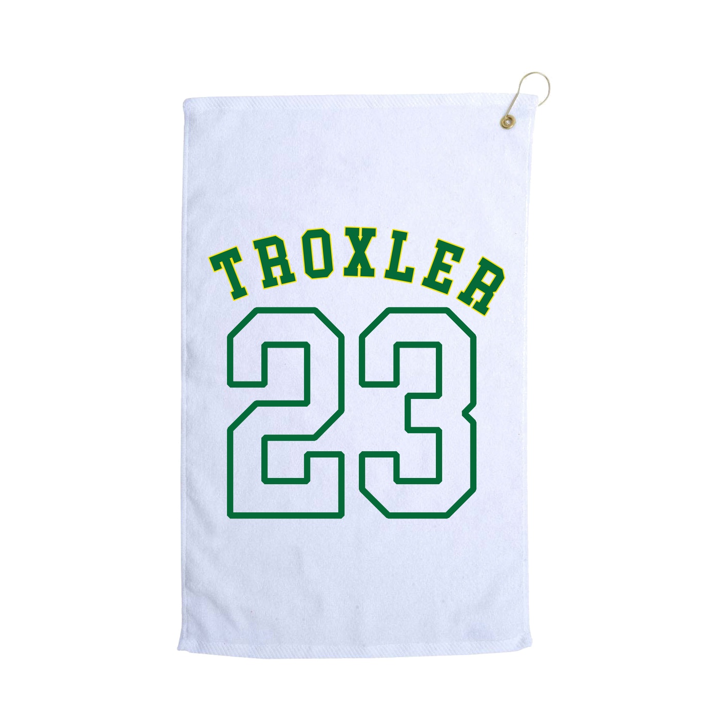 Golf Towel — Shirsey Arch in White