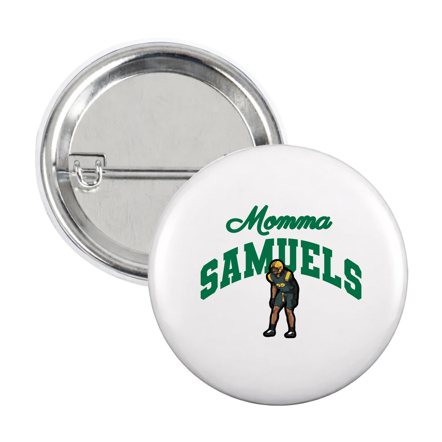 Game Day Button — Mothers Day Arch in White