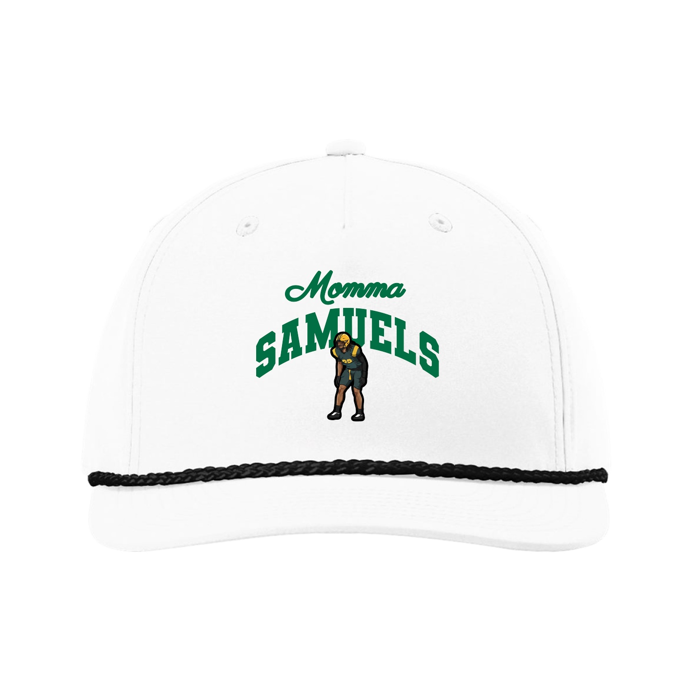 Five-Panel Classic Rope Cap — Mothers Day Arch in White