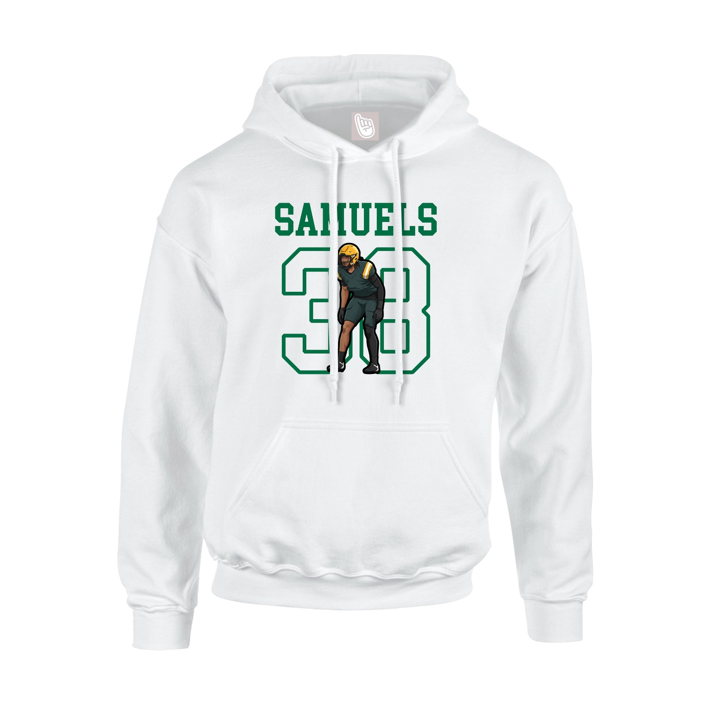 Hoodie — Shirsey in White