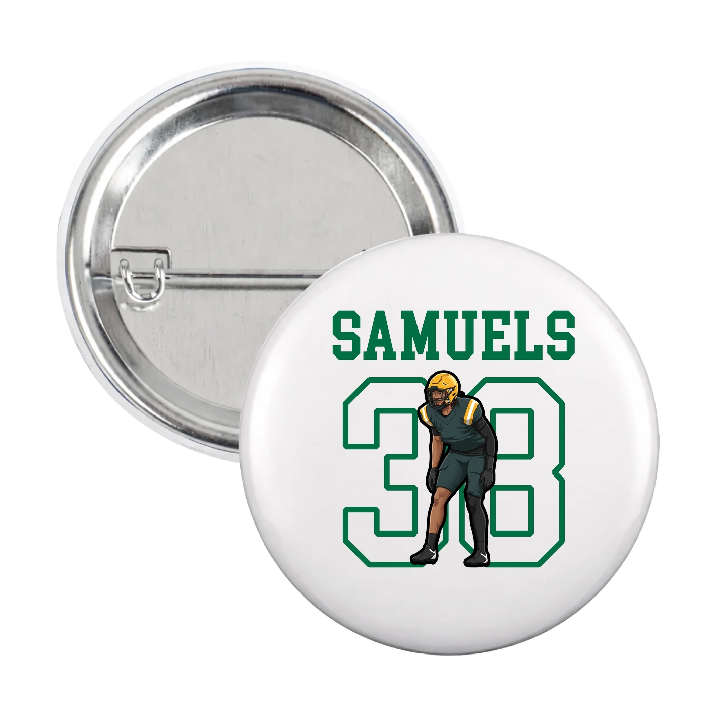 Game Day Button — Shirsey in White