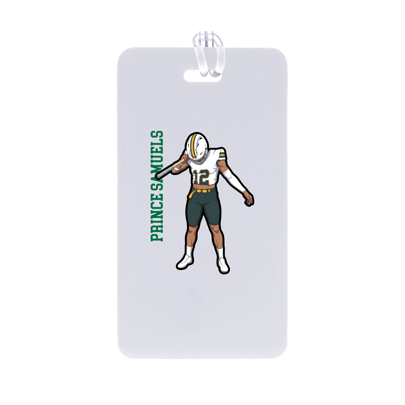 Bag Tag — Name Vertical in Classic