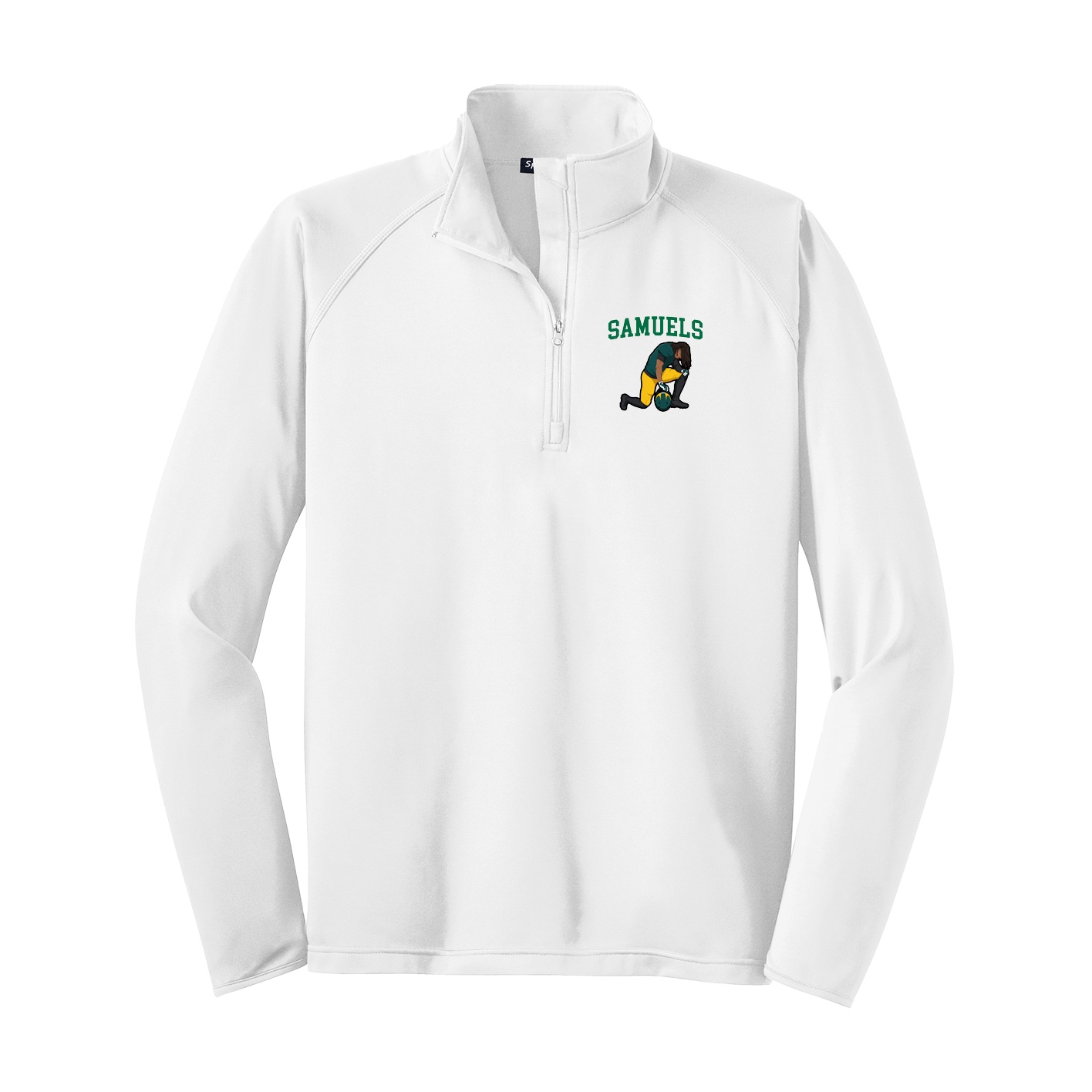 Q-Zip Pullover — Shirsey in White