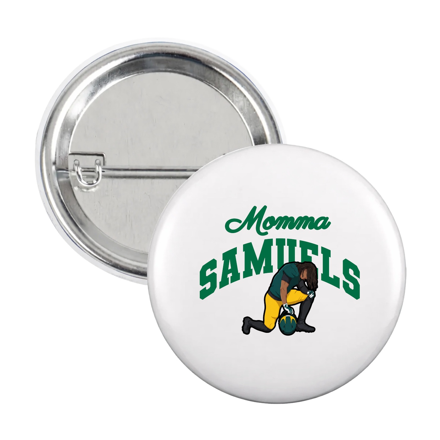 Game Day Button — Mothers Day Arch in White
