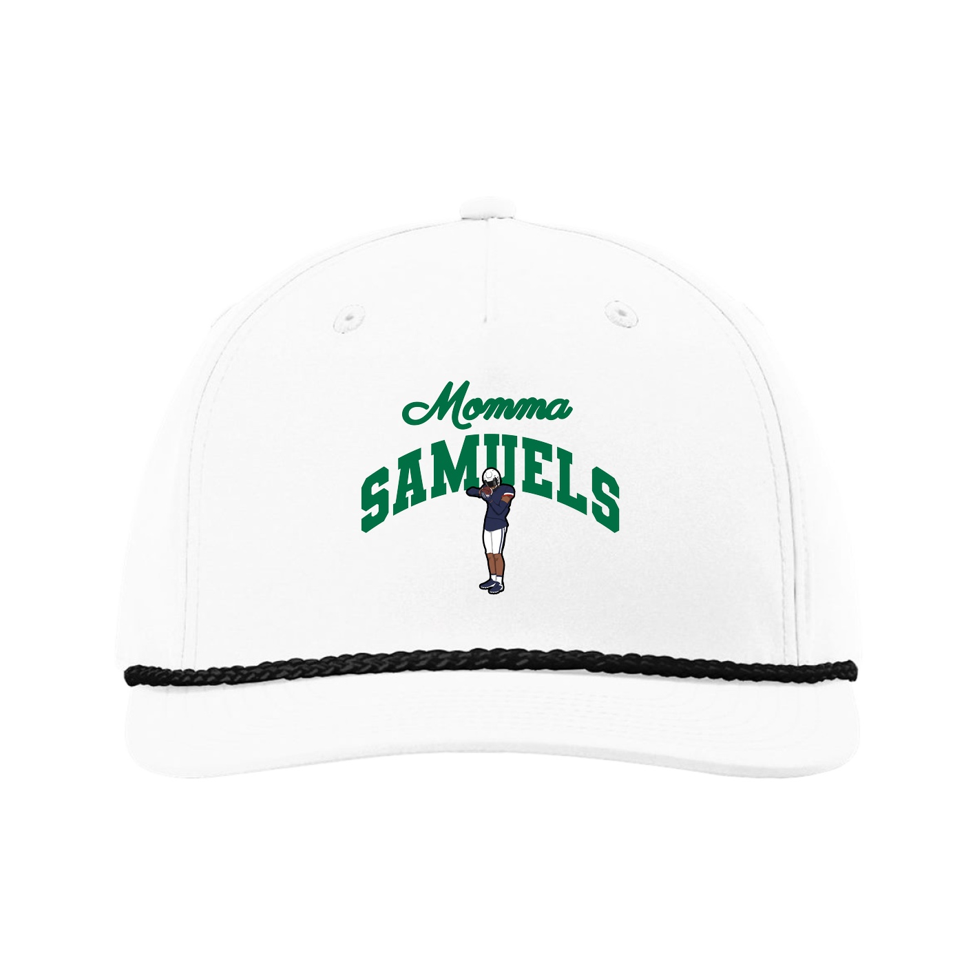 Five-Panel Classic Rope Cap — Mothers Day Arch in White